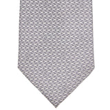 Michael Kors Men's Classic Design Link Print Tie Gray Size Regular