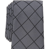 Alfani Men's Sussex Pane Tie Gray Size Regular