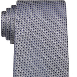 Tommy Hilfiger Men's Chainlink Textured Tie Blue Size Regular