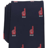 Club Room Men's Classic 1 Dad Father's Day Tie Blue Size Regular
