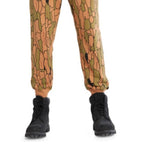 Timberland Men's Fleece Lined Drawstring Sweatpants Green Size Small