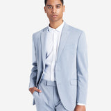 Kenneth Cole Reaction Men's Slim Fit Suits Blue Size 42