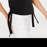 Michael Kors Women's 0071 Black Grommet Side Sleeveless Casual Top Black Size Large