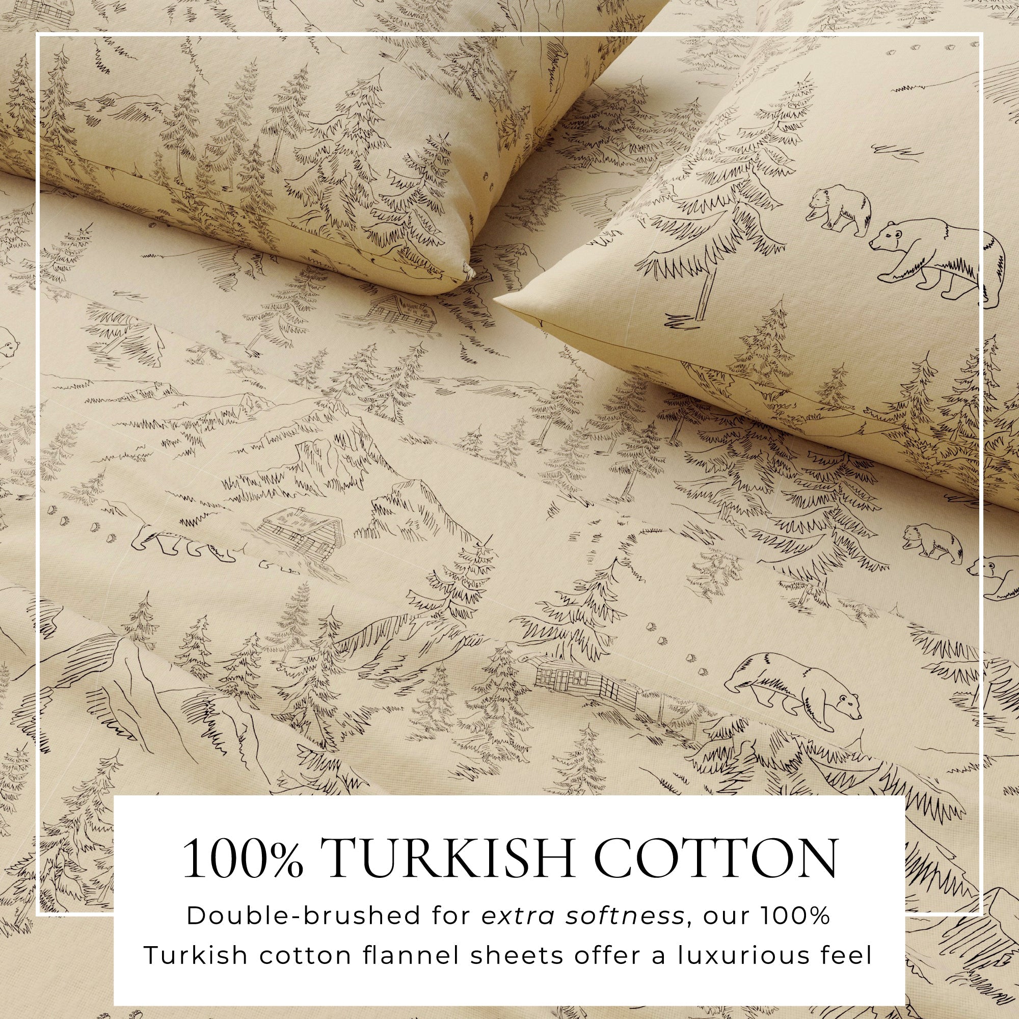 4-piece Turkish Cotton Flannel Sheet - Stratton Collection