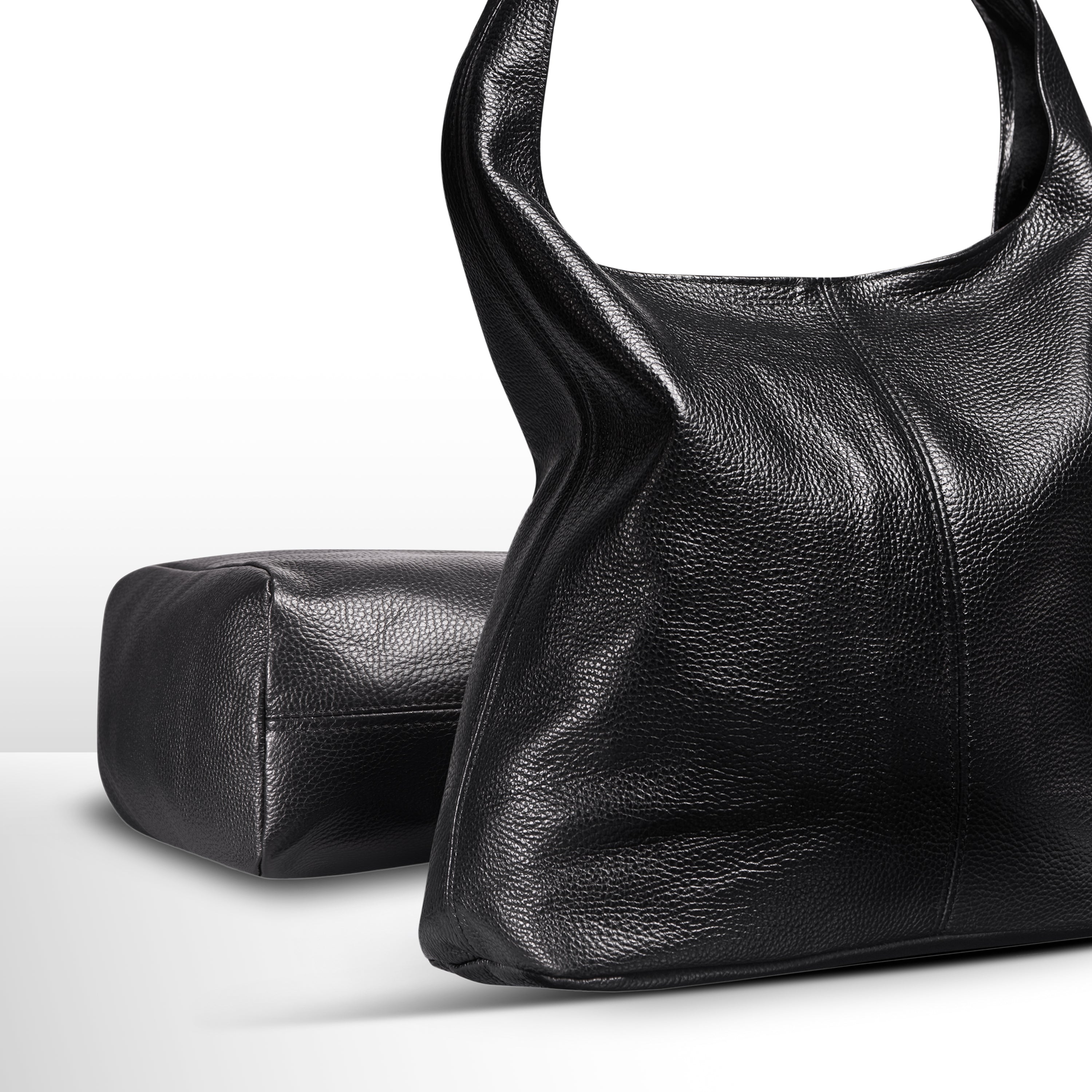 Calf Leather Hobo Bag