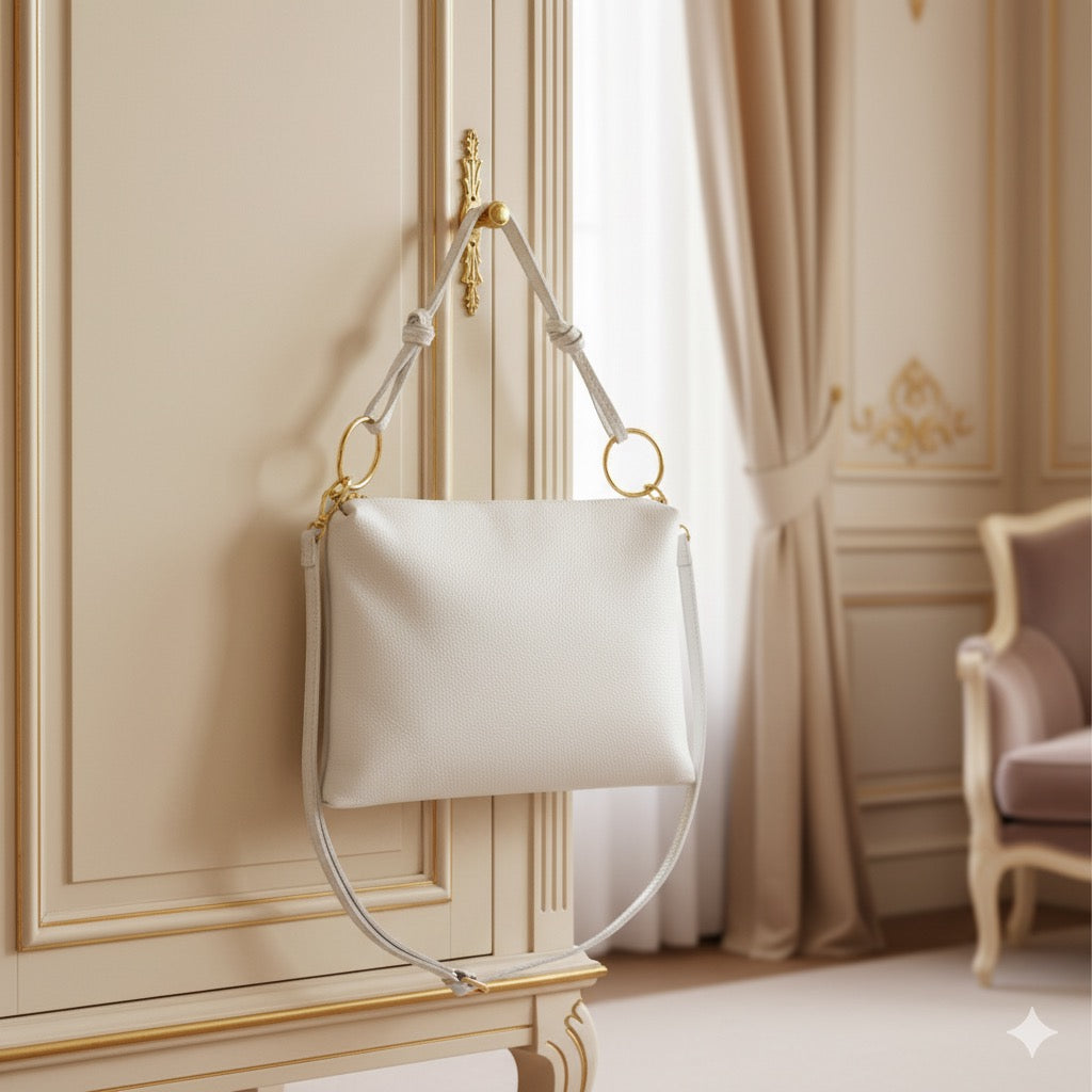 Calf Leather Shoulder + Crossbody Bag