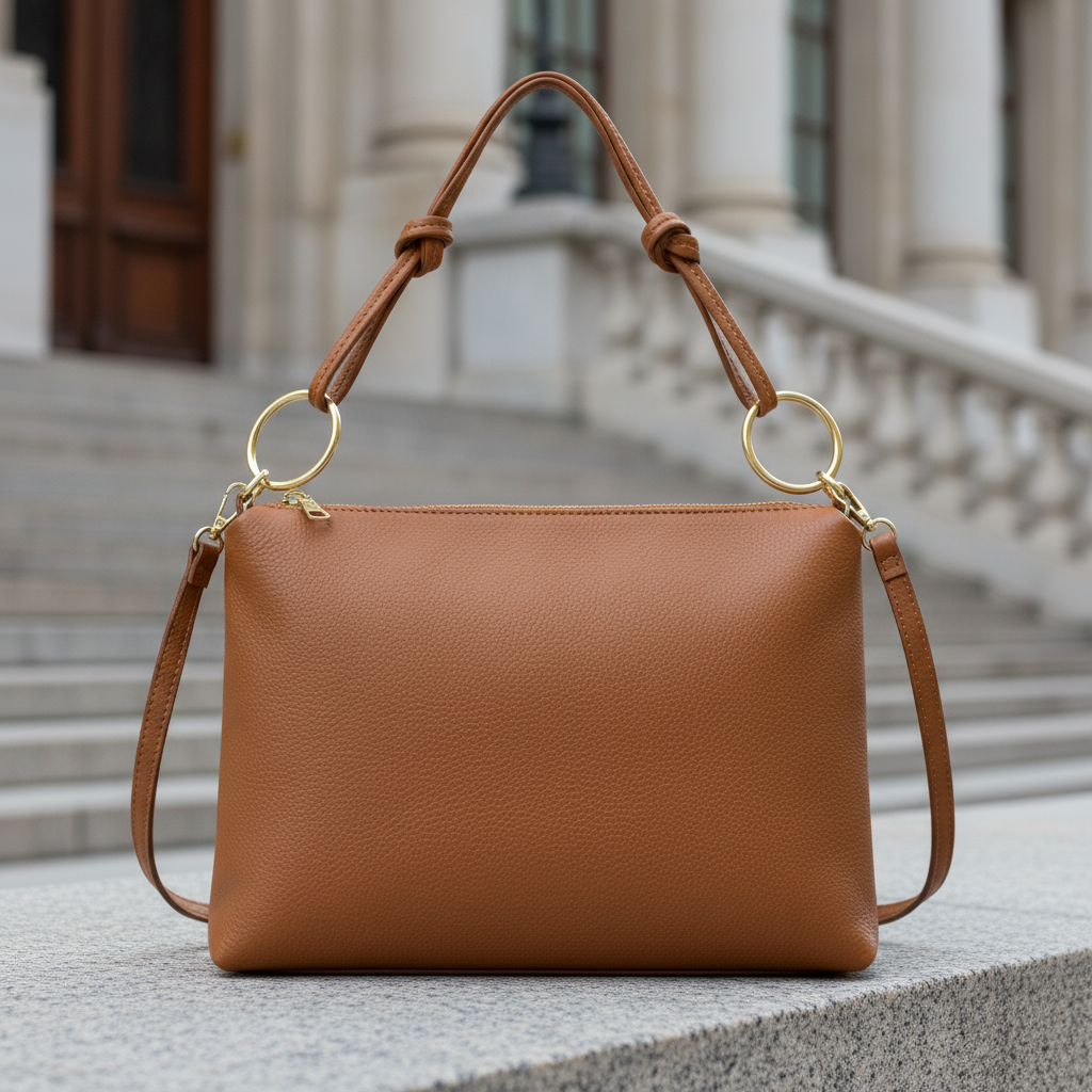 Calf Leather Shoulder + Crossbody Bag