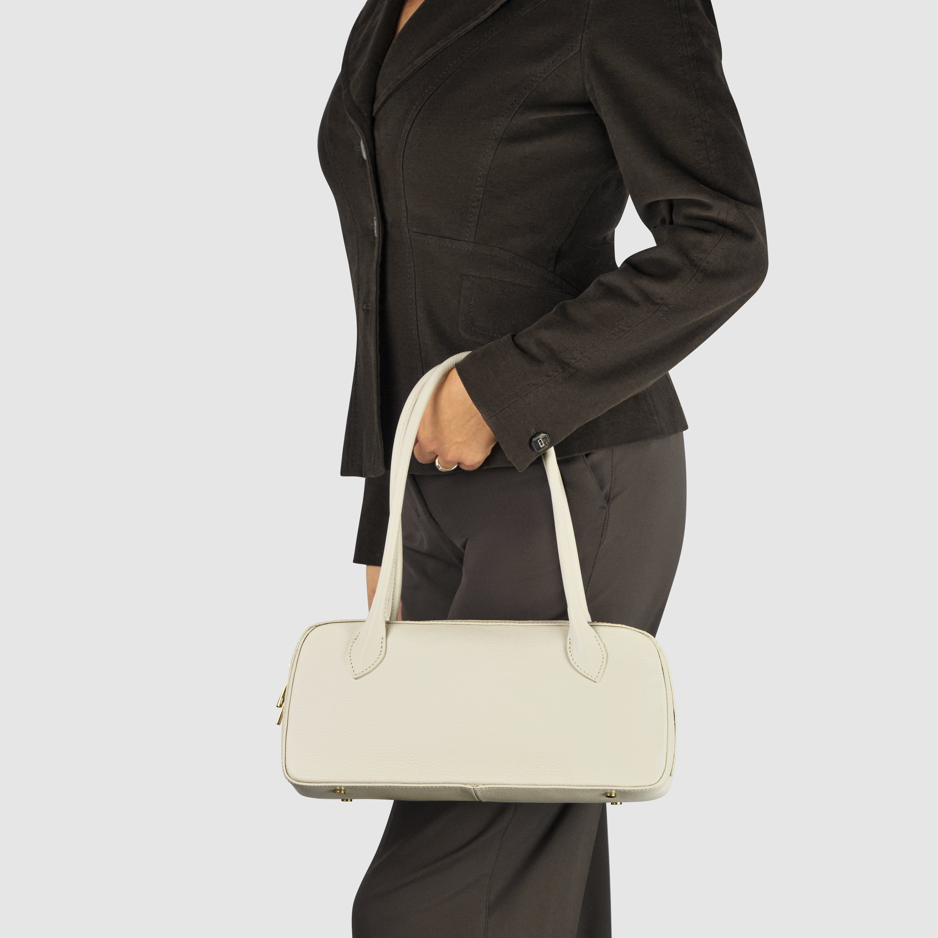 Calf Leather East-west Shoulder Bag