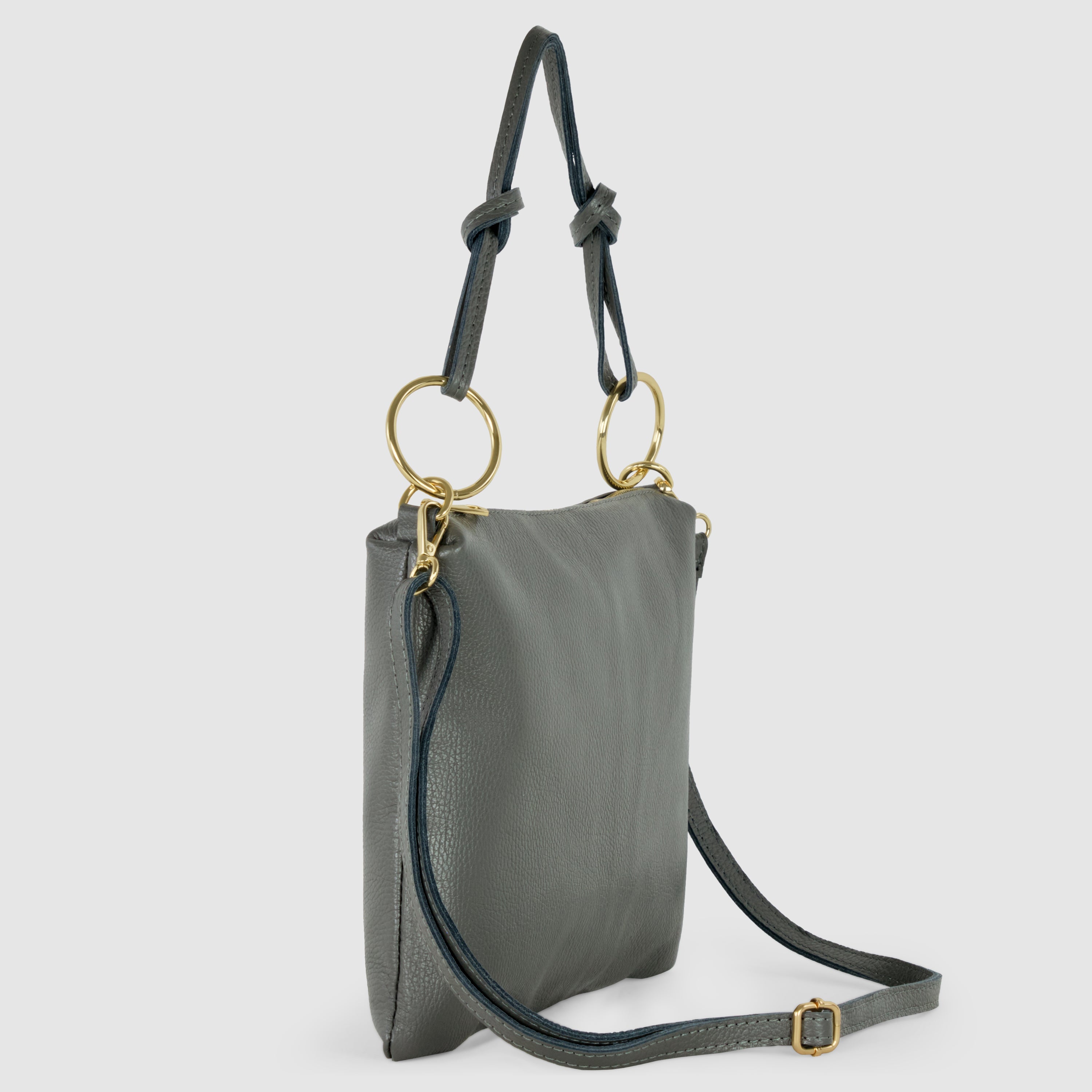 Calf Leather Shoulder + Crossbody Bag