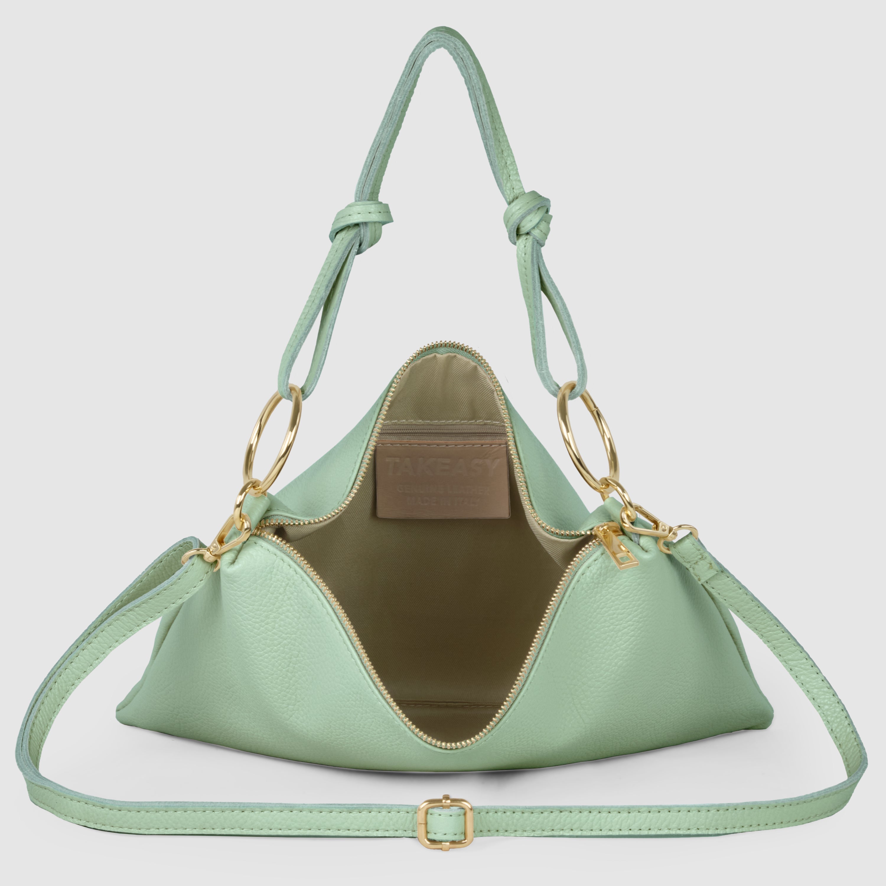 Calf Leather Shoulder + Crossbody Bag