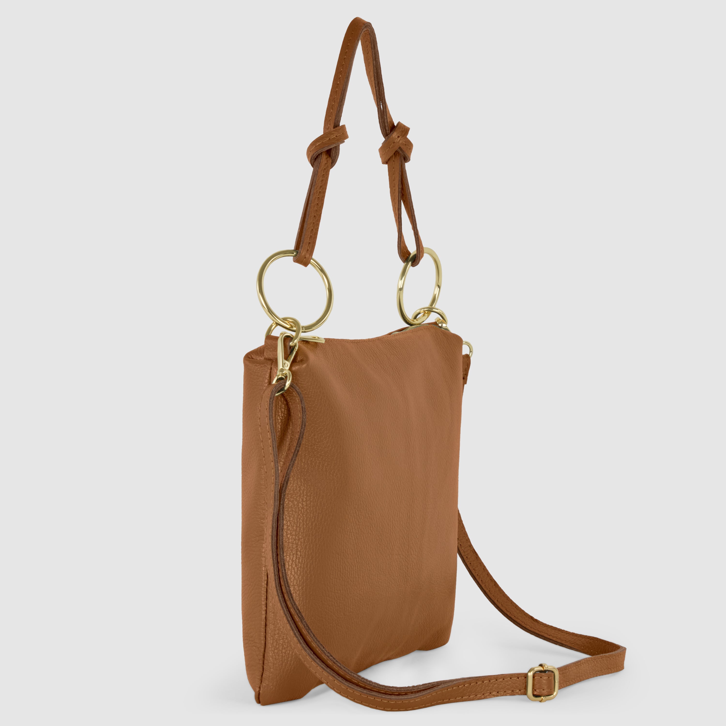 Calf Leather Shoulder + Crossbody Bag