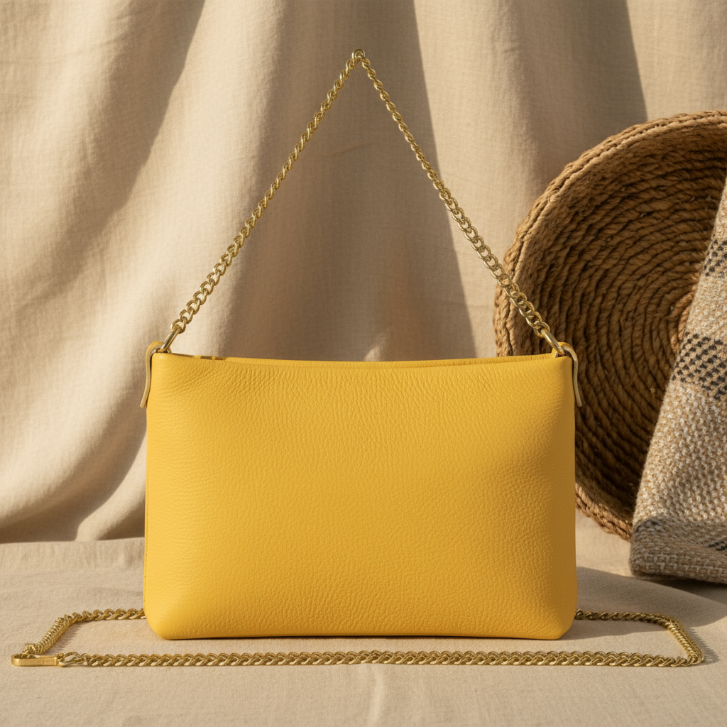 Italian Genuine Calf Leather Crossbody Bag 101315