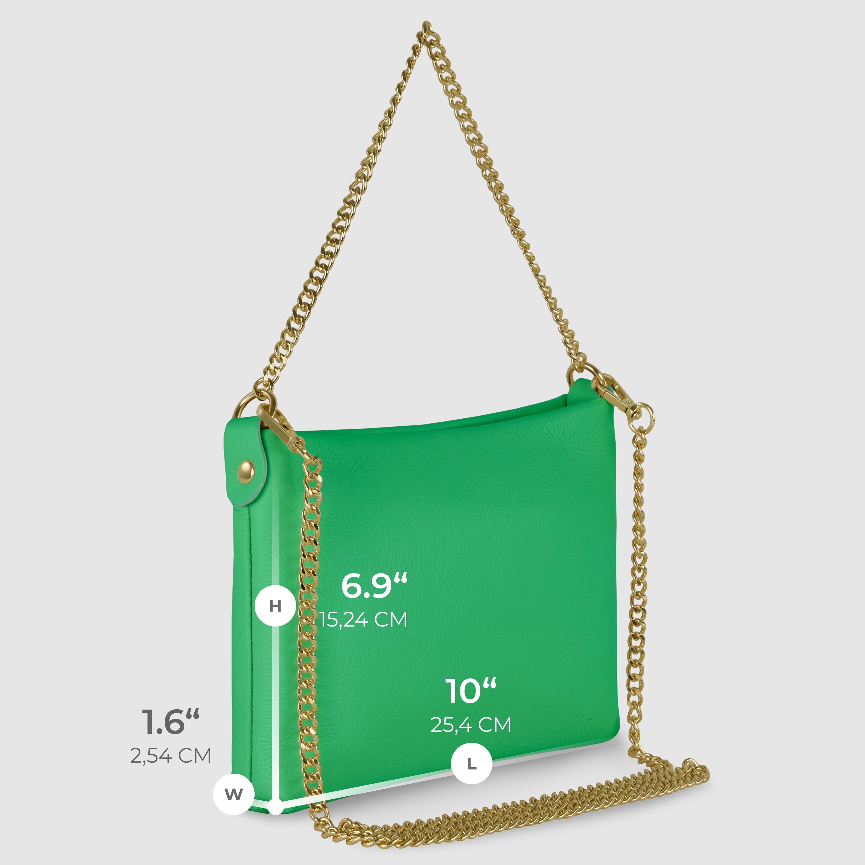Italian Genuine Calf Leather Crossbody Bag 101315