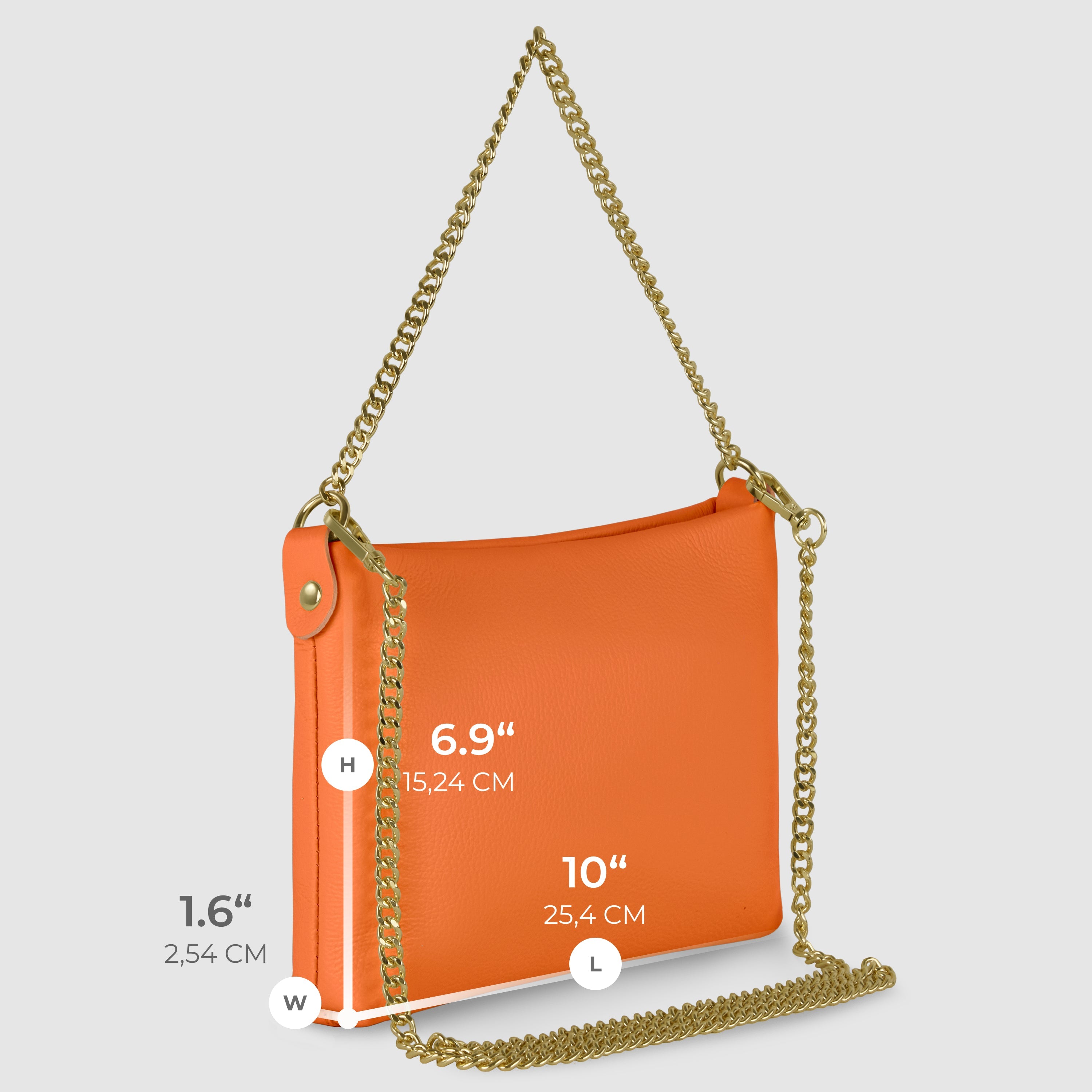 Italian Genuine Calf Leather Crossbody Bag 101315