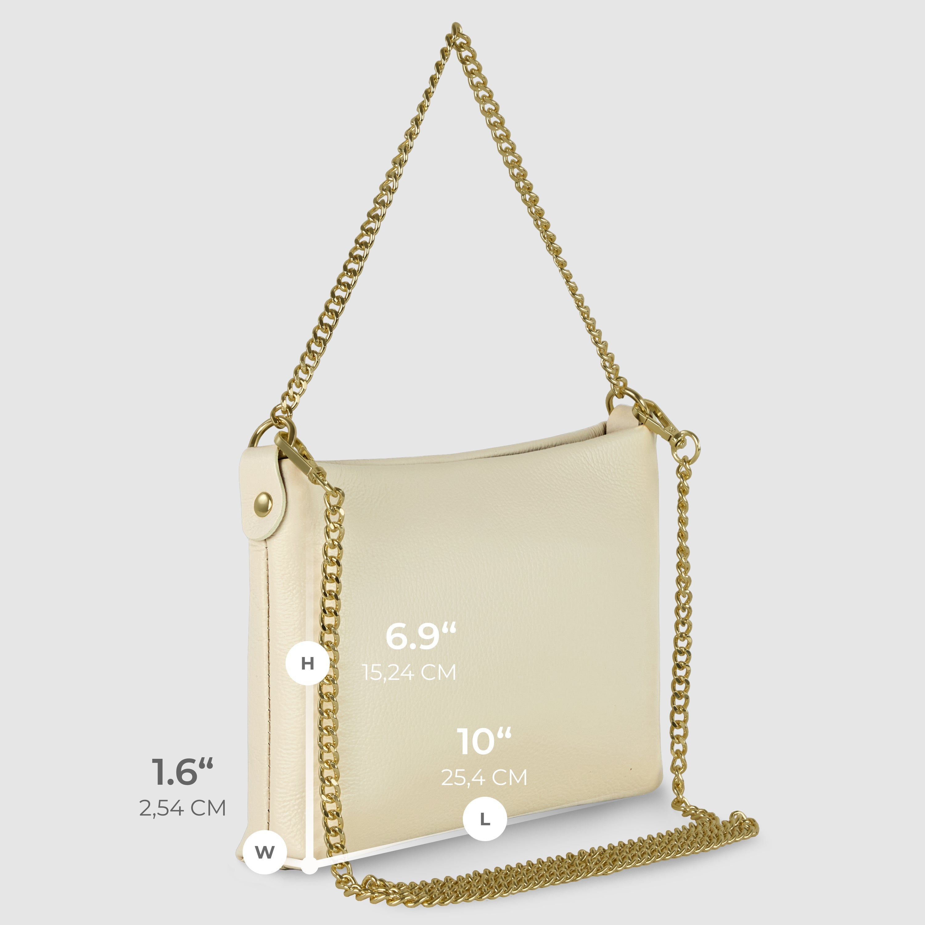 Italian Genuine Calf Leather Crossbody Bag 101315