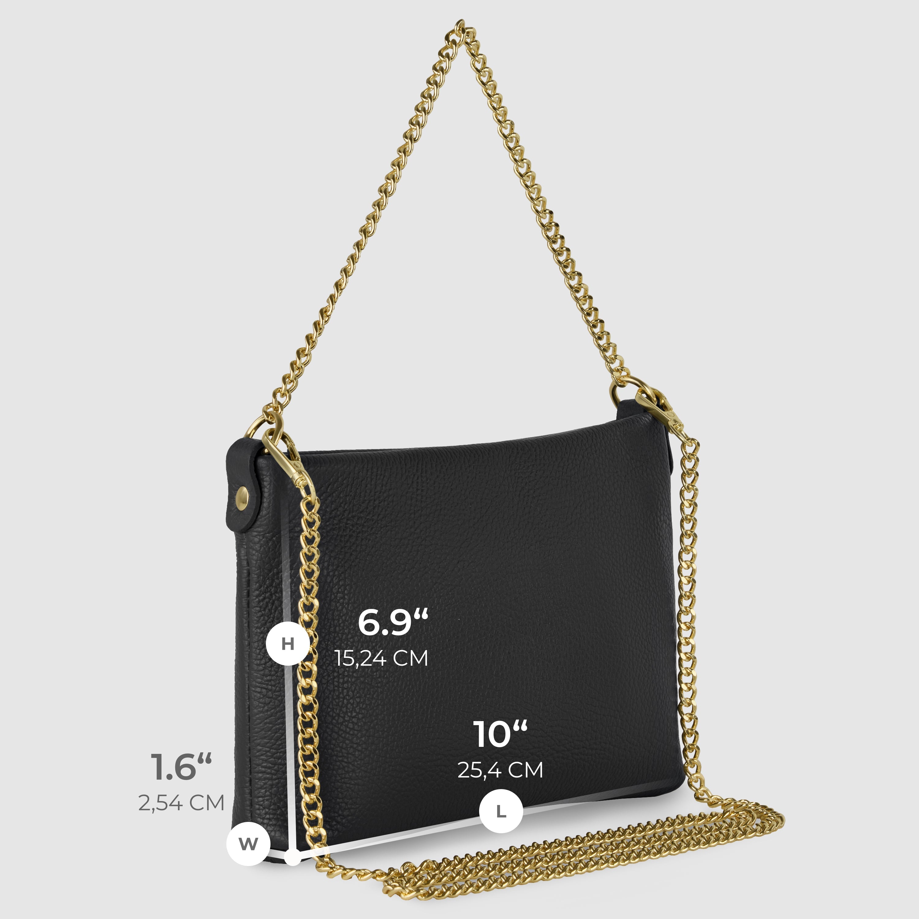 Italian Genuine Calf Leather Crossbody Bag 101315
