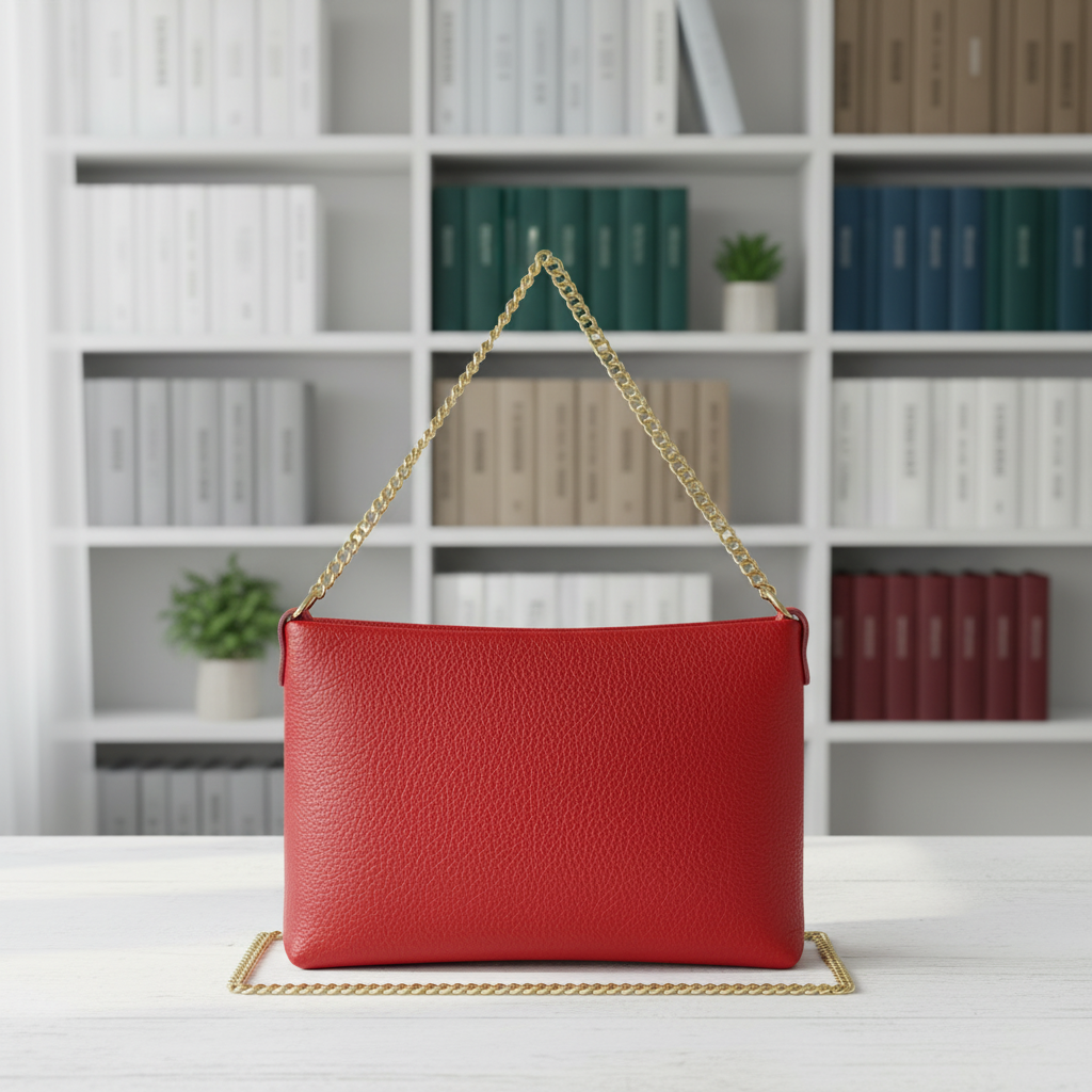 Italian Genuine Calf Leather Crossbody Bag 101315