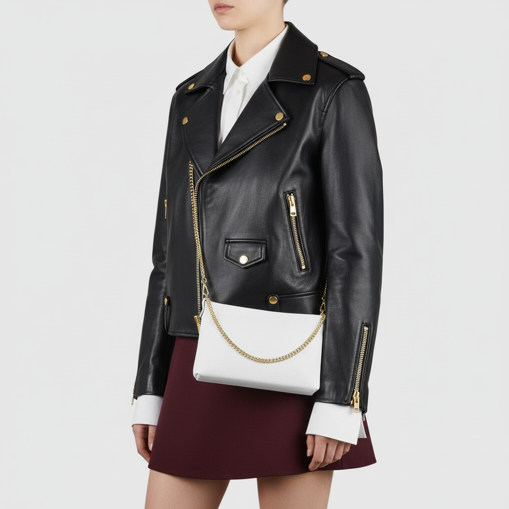 Italian Genuine Calf Leather Crossbody Bag 101315