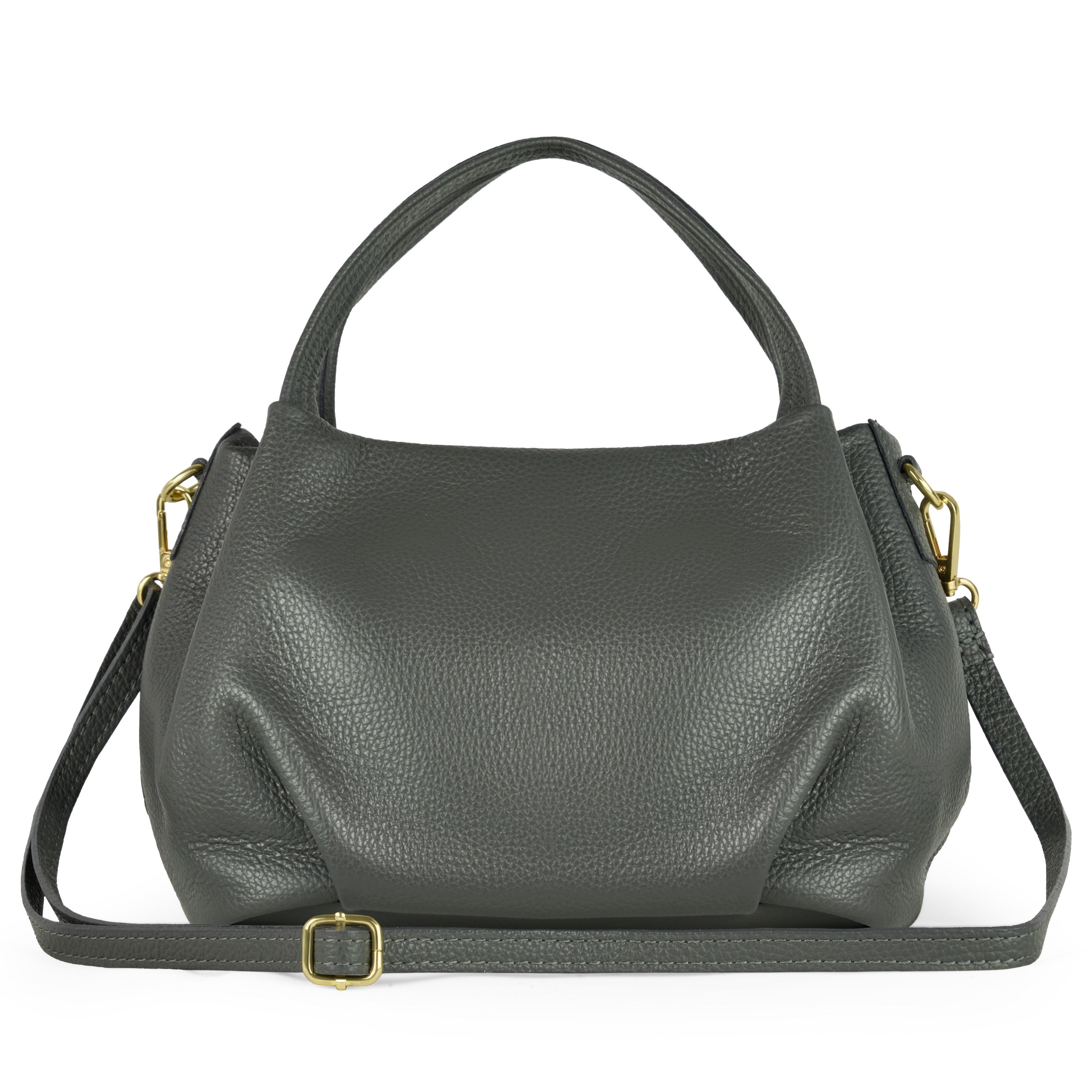 Italian Genuine Calf Leather Top-handle Bag 322055