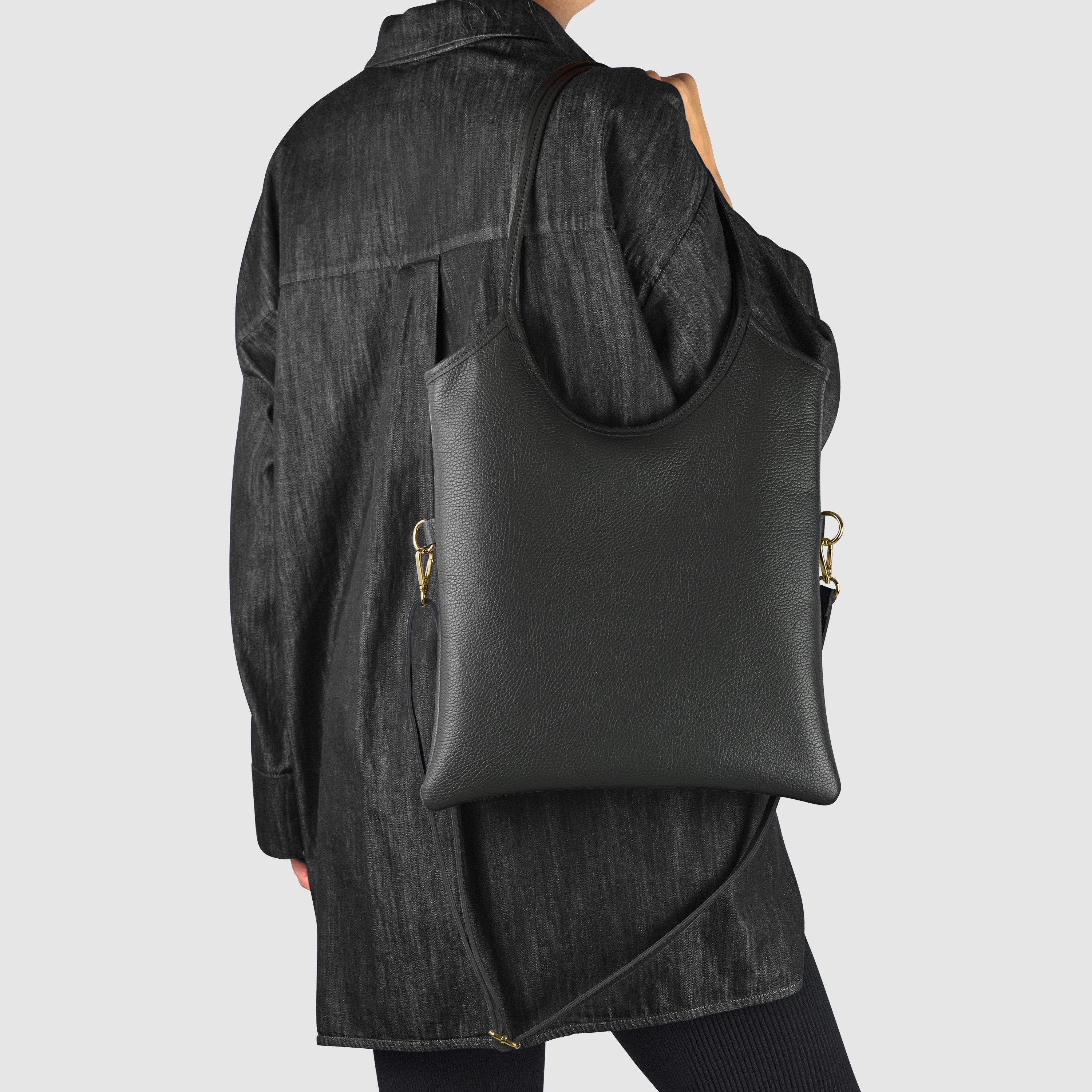 Italian Genuine Calf Leather Tote Bag 191722