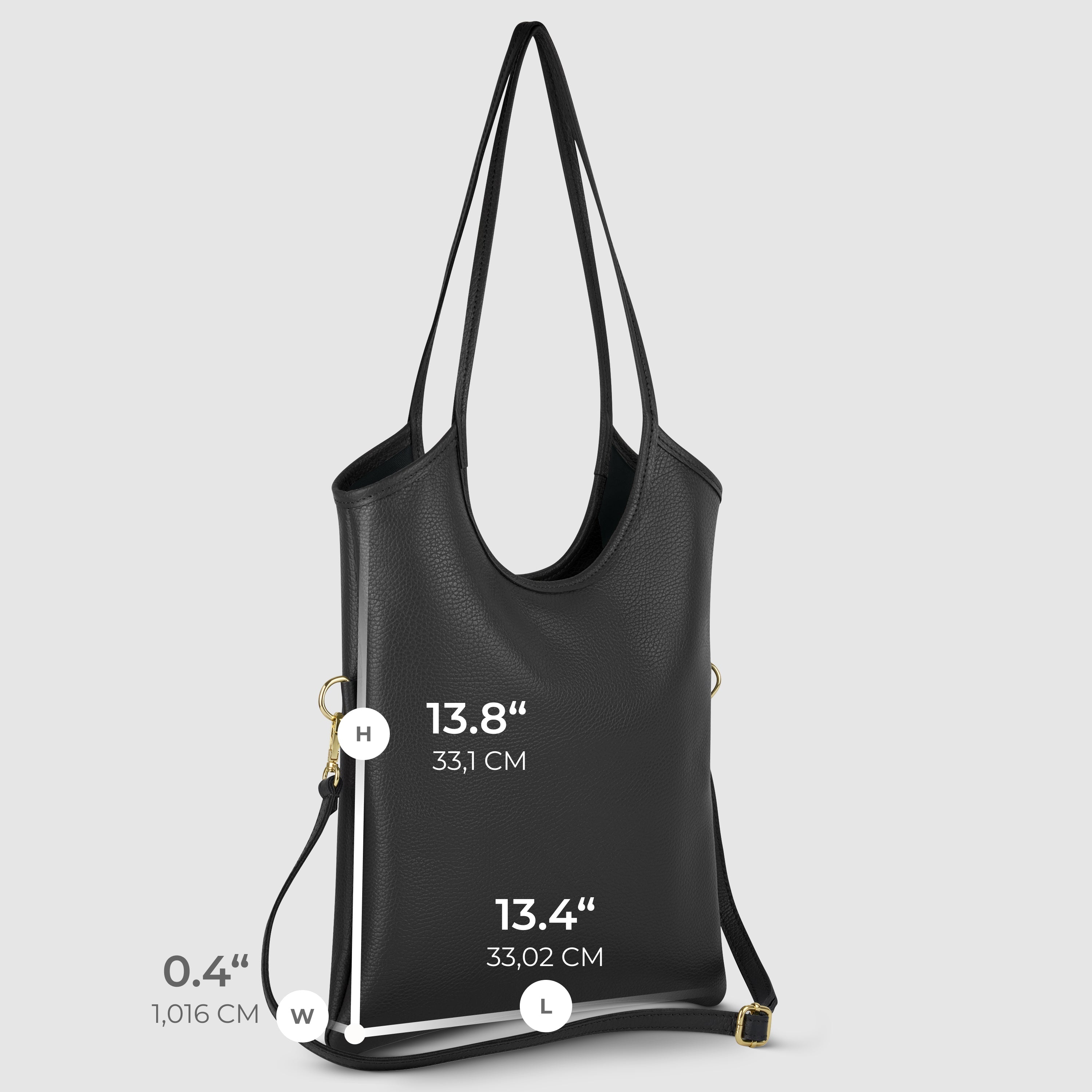 Italian Genuine Calf Leather Tote Bag 191722