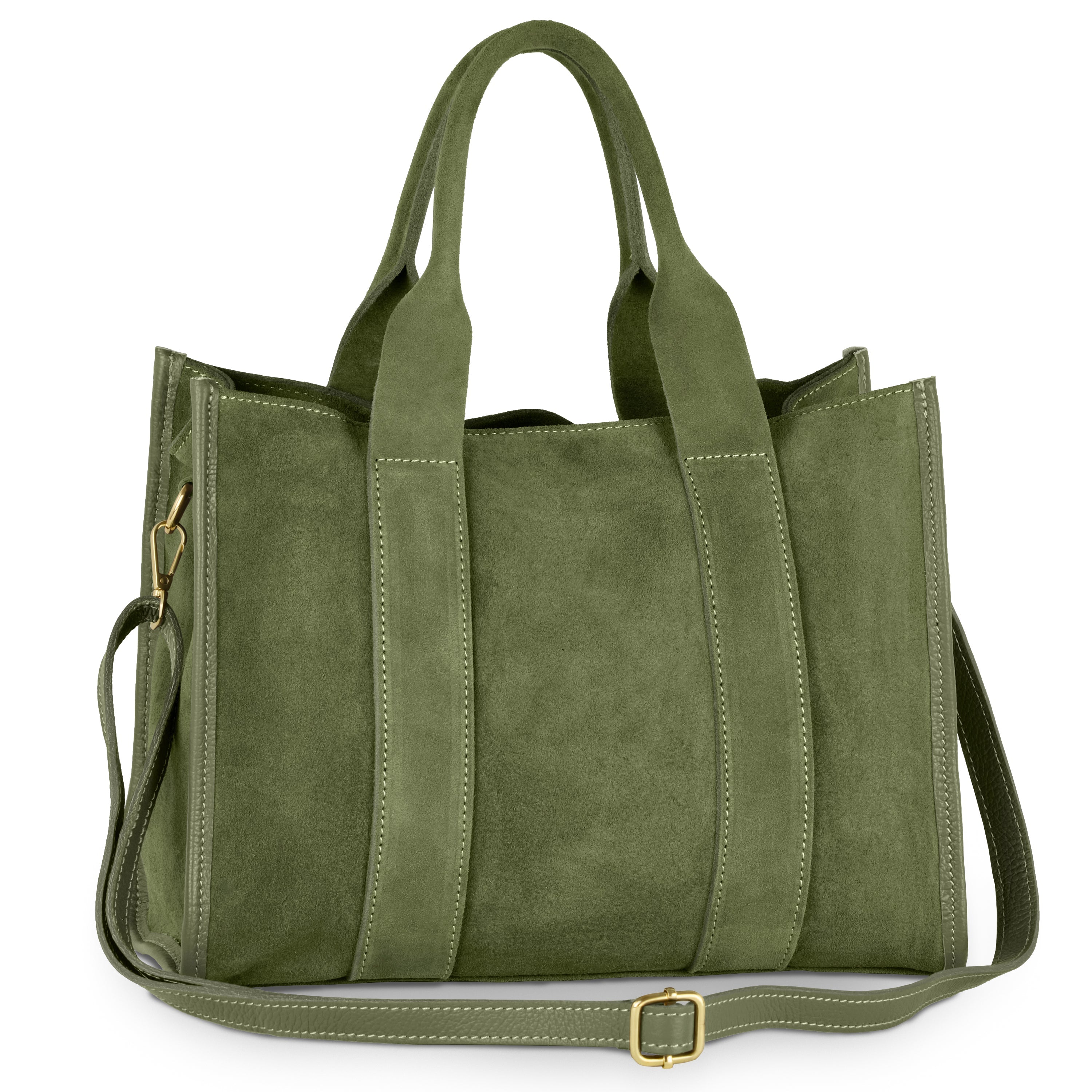 Italian Genuine Suede Tote Bag 282611