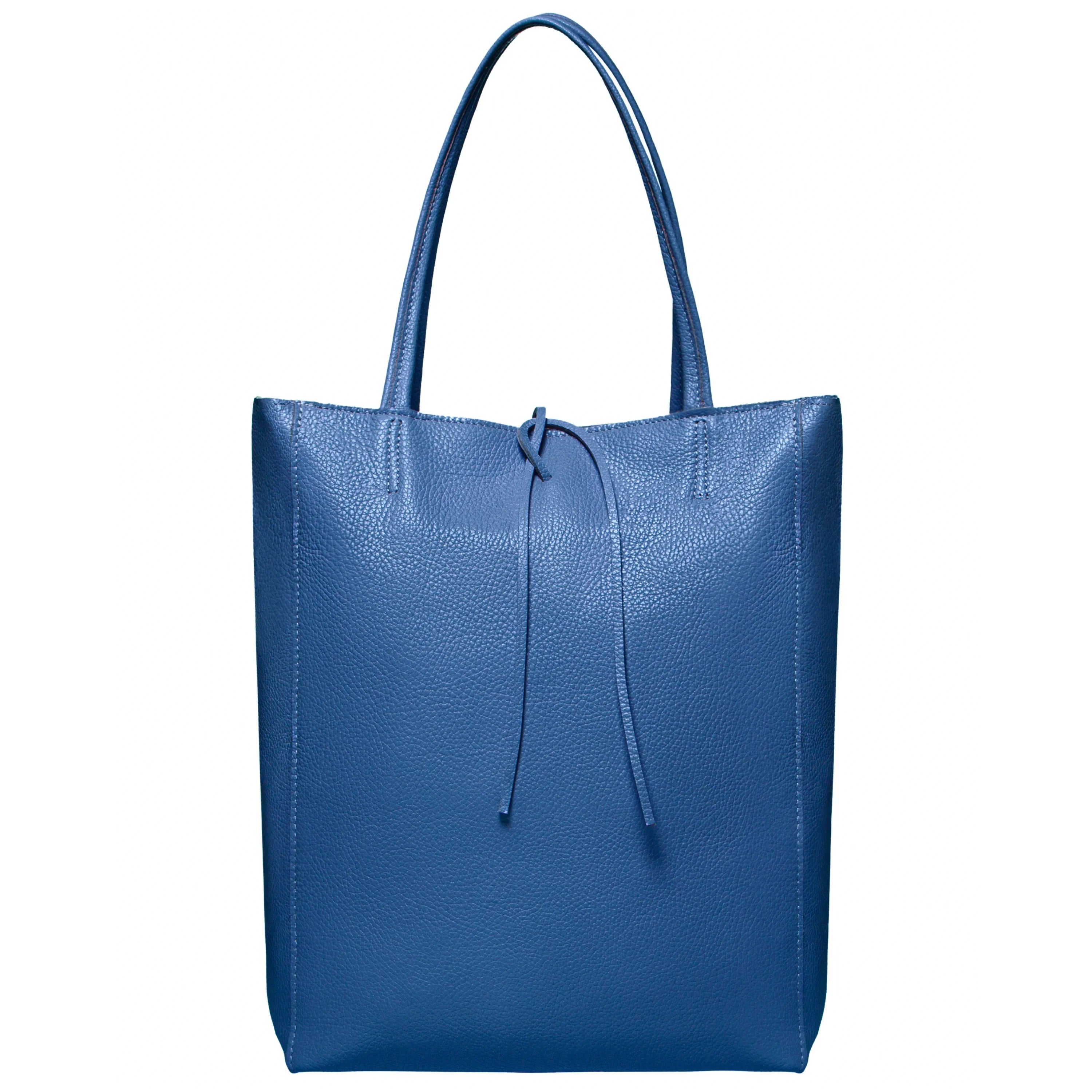 Italian Genuine Calf Leather Tote Bag