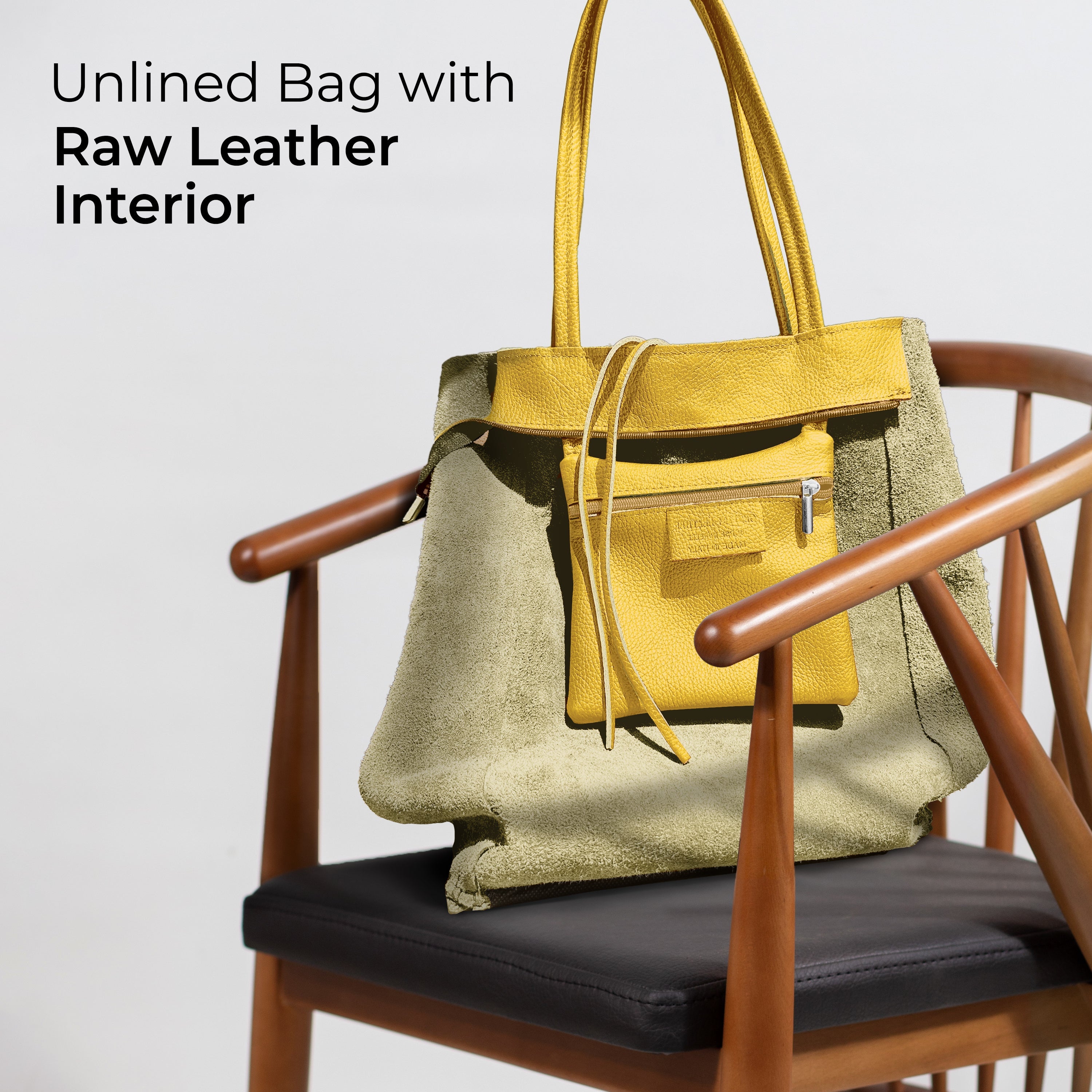 Italian Genuine Calf Leather Tote Bag