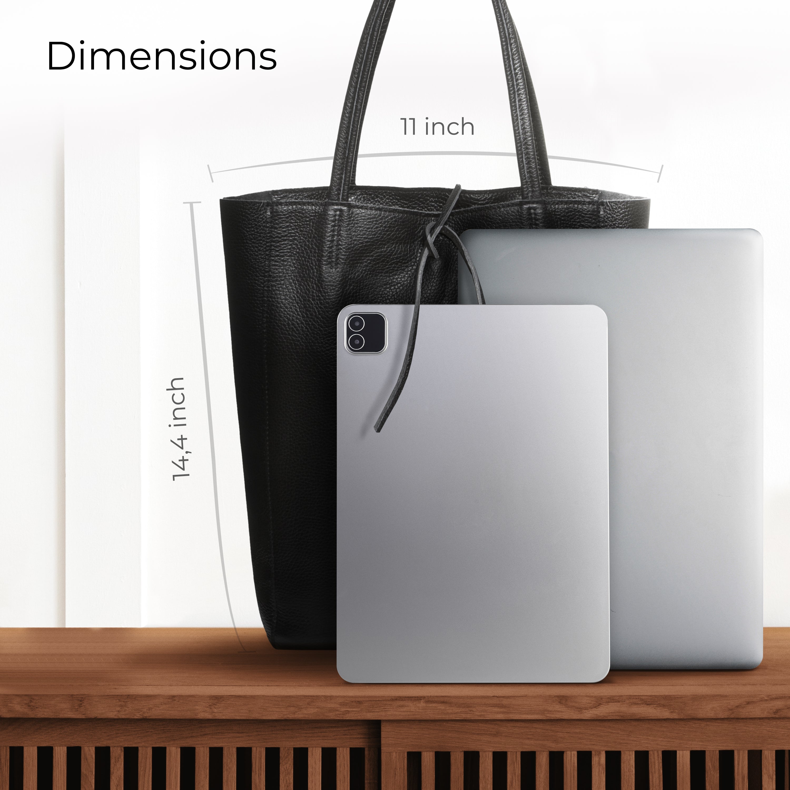 Italian Genuine Calf Leather Tote Bag