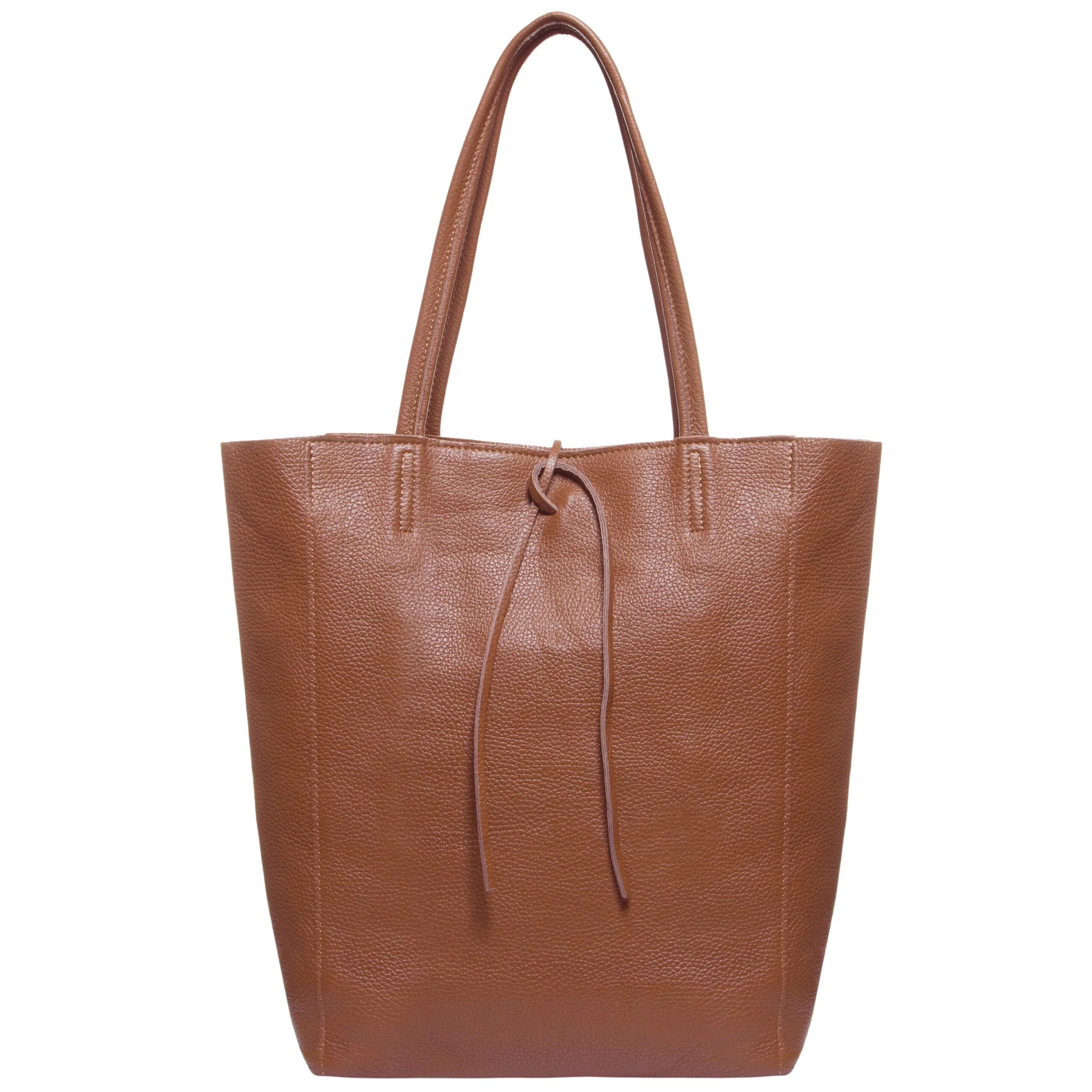 Italian Genuine Calf Leather Tote Bag
