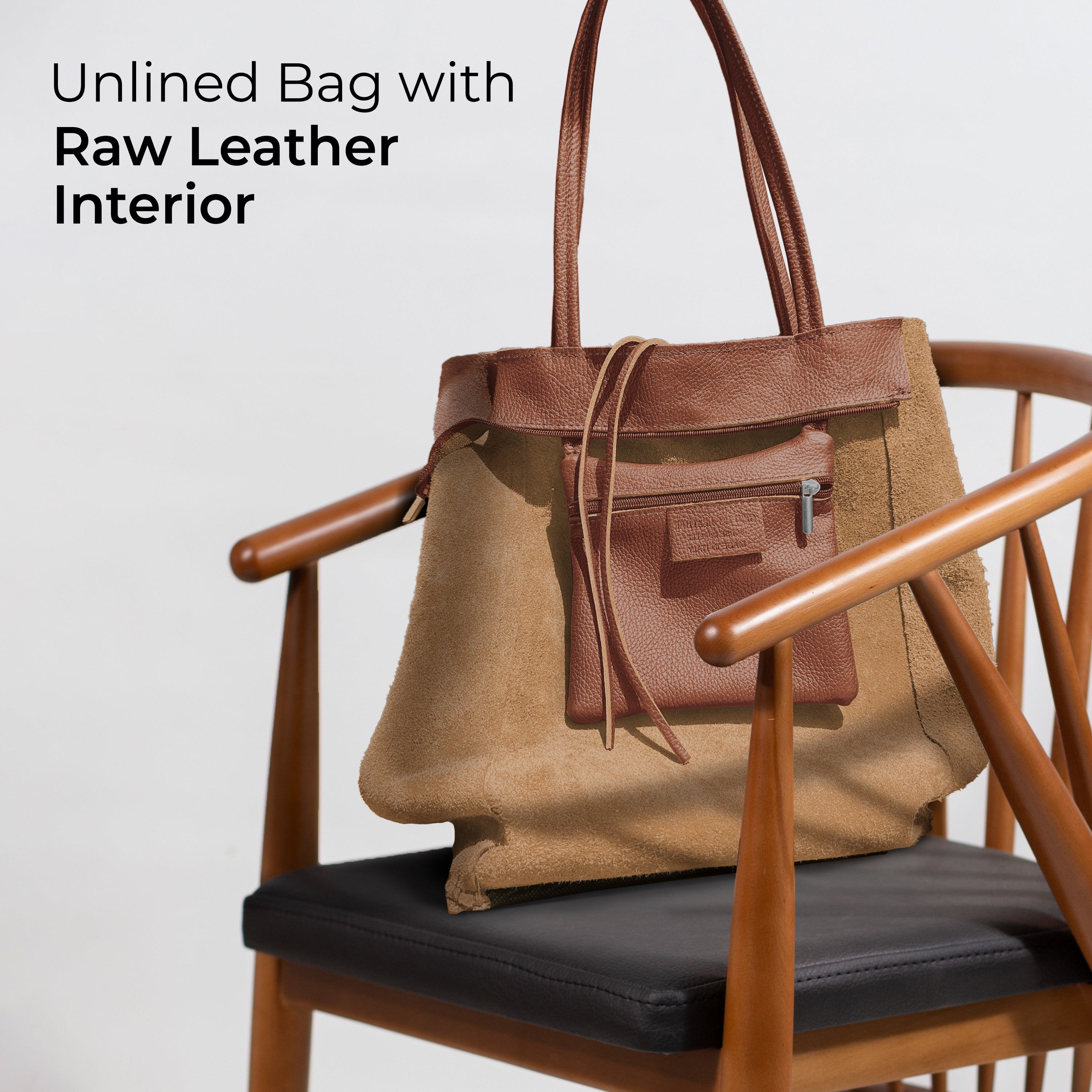 Italian Genuine Calf Leather Tote Bag