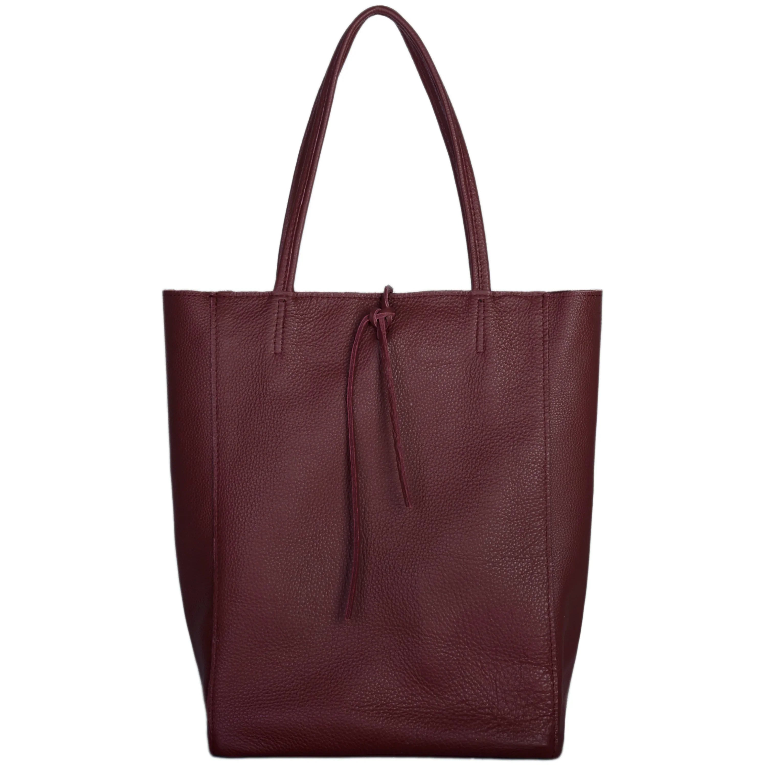 Italian Genuine Calf Leather Tote Bag
