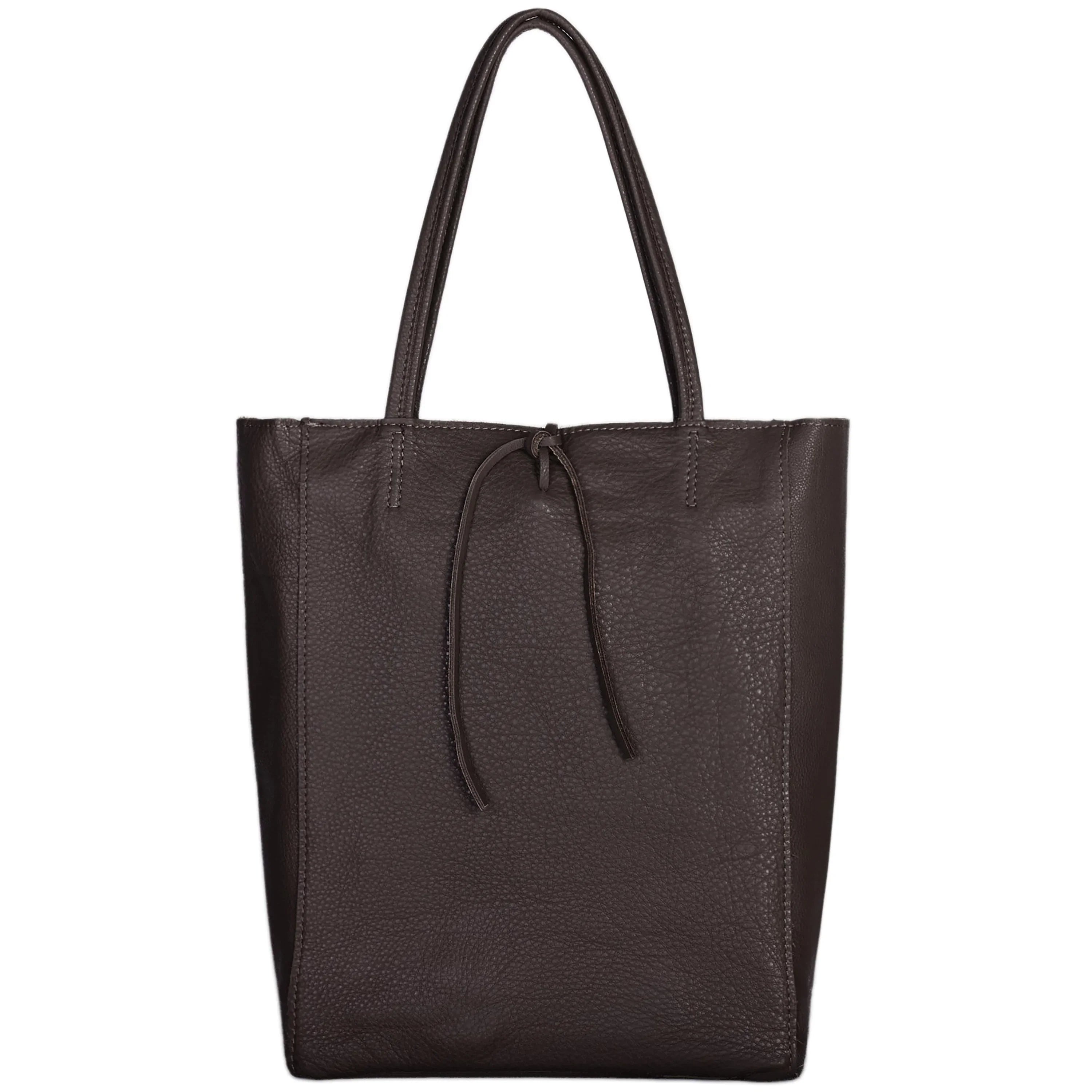 Italian Genuine Calf Leather Tote Bag