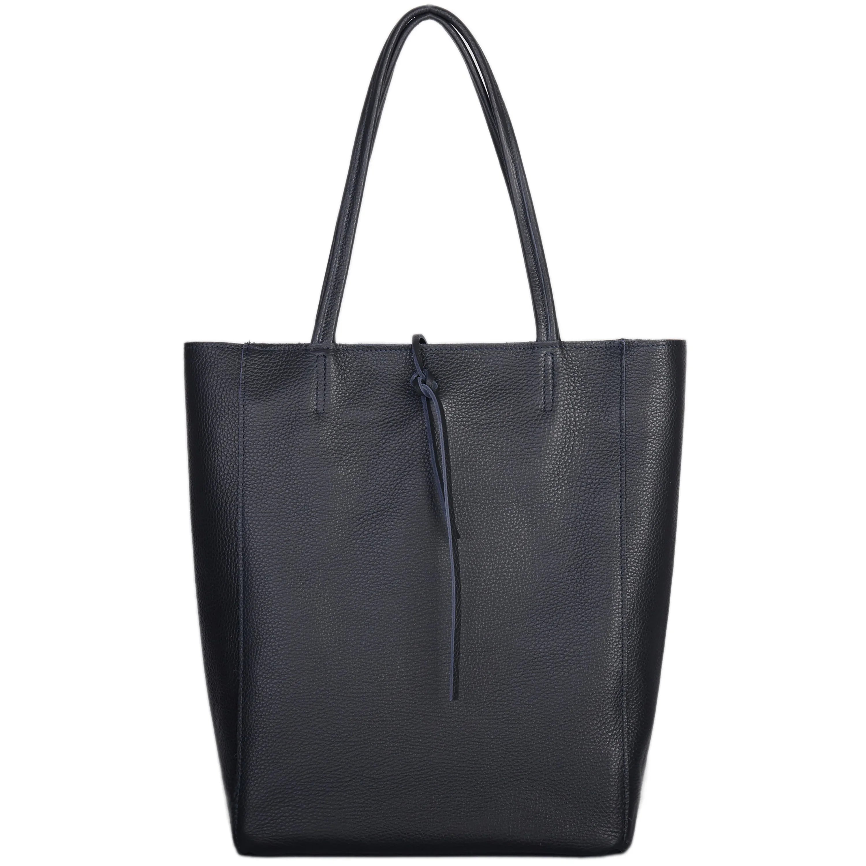 Italian Genuine Calf Leather Tote Bag