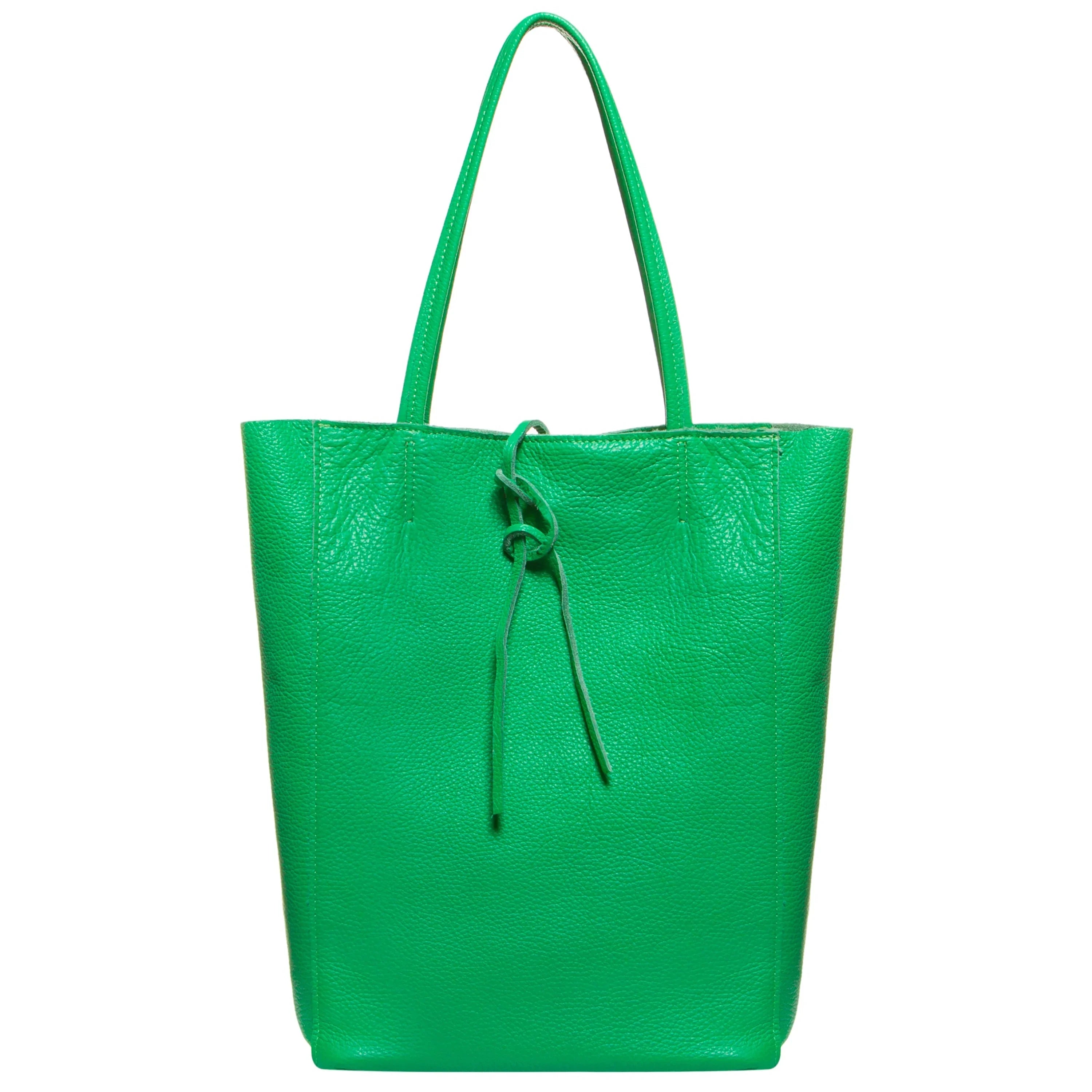 Italian Genuine Calf Leather Tote Bag