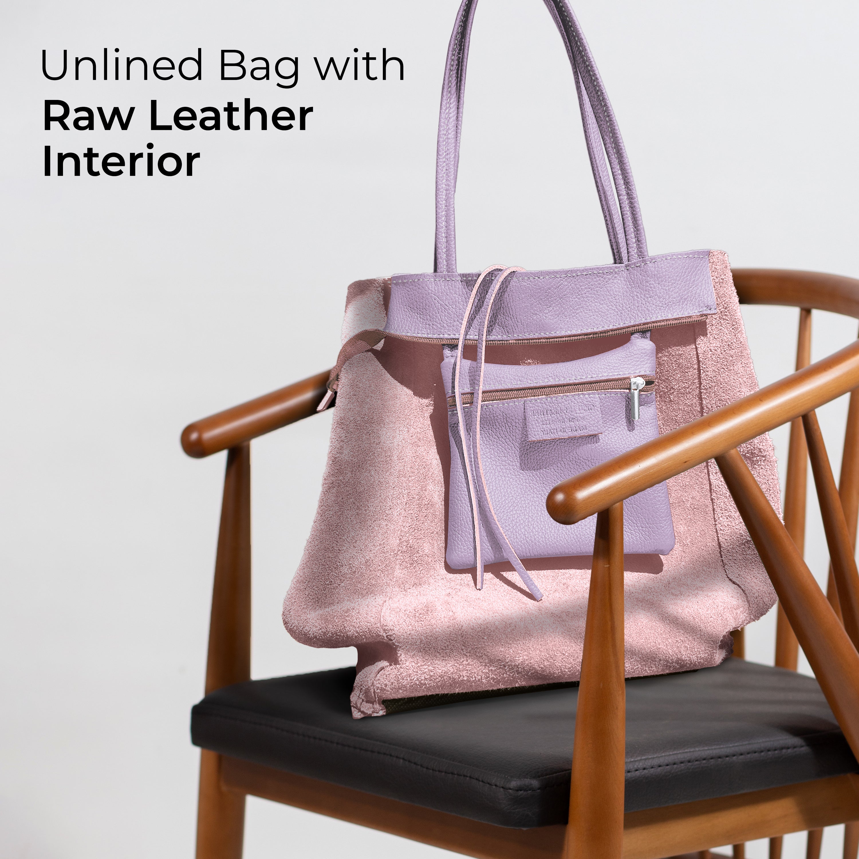 Italian Genuine Calf Leather Tote Bag