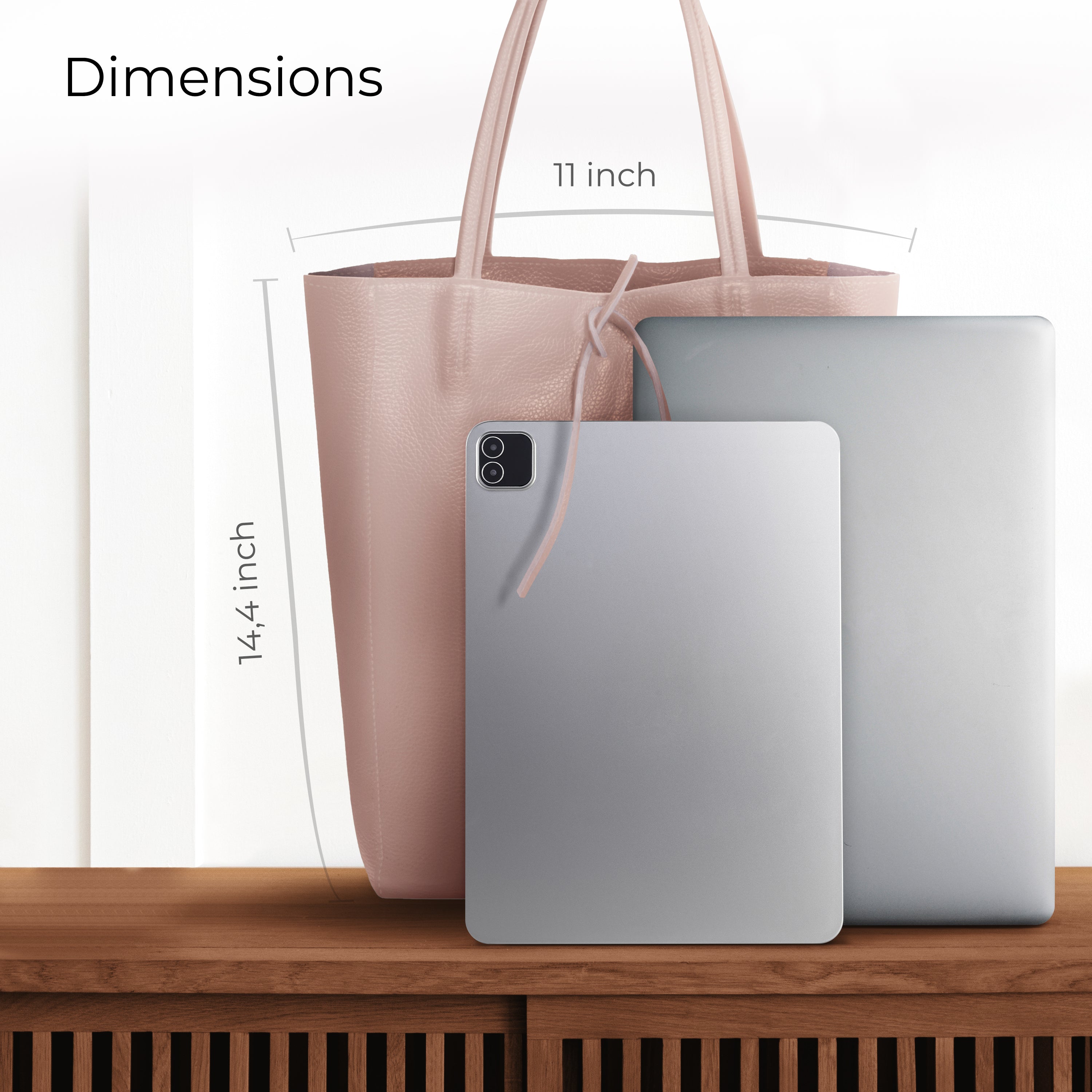 Italian Genuine Calf Leather Tote Bag