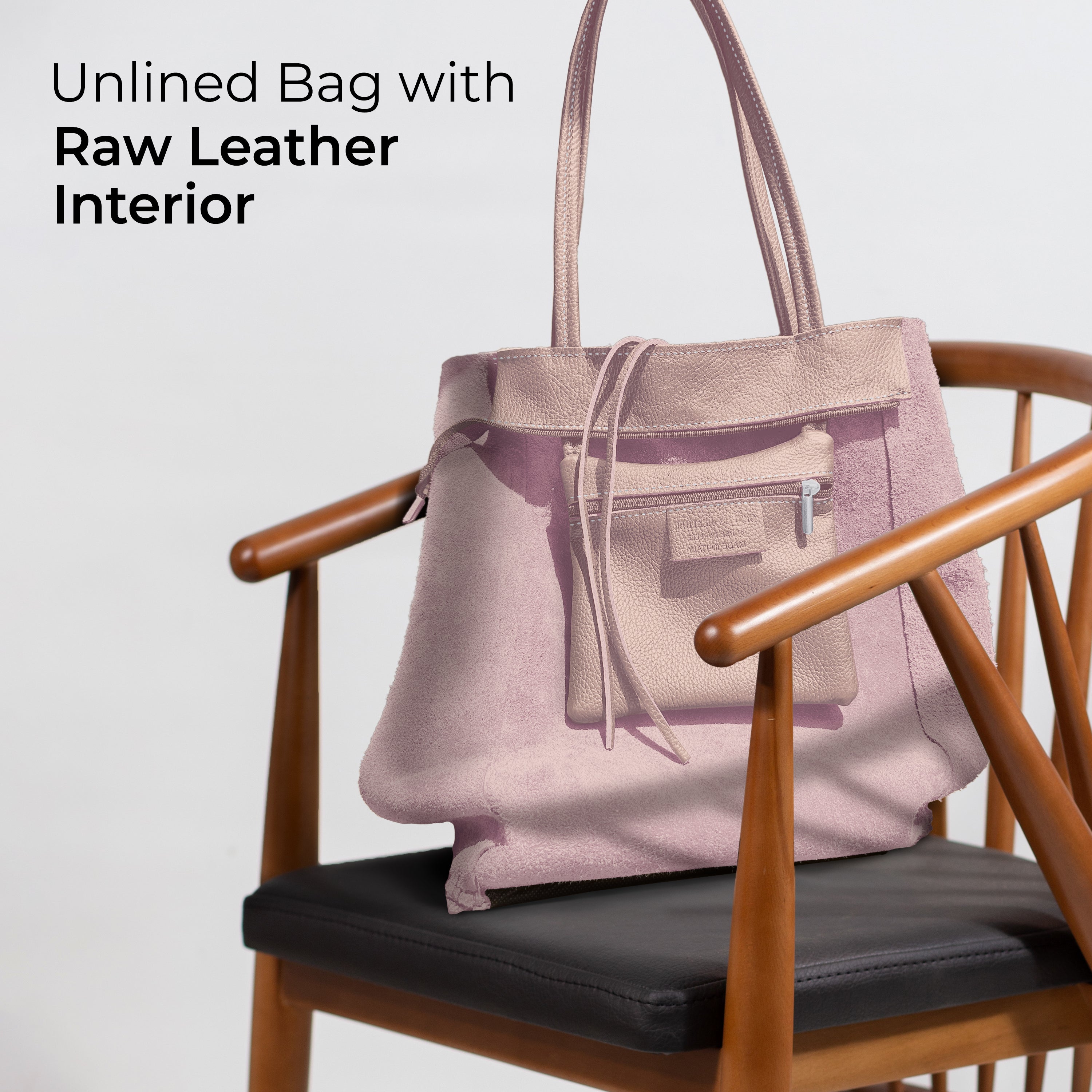 Italian Genuine Calf Leather Tote Bag