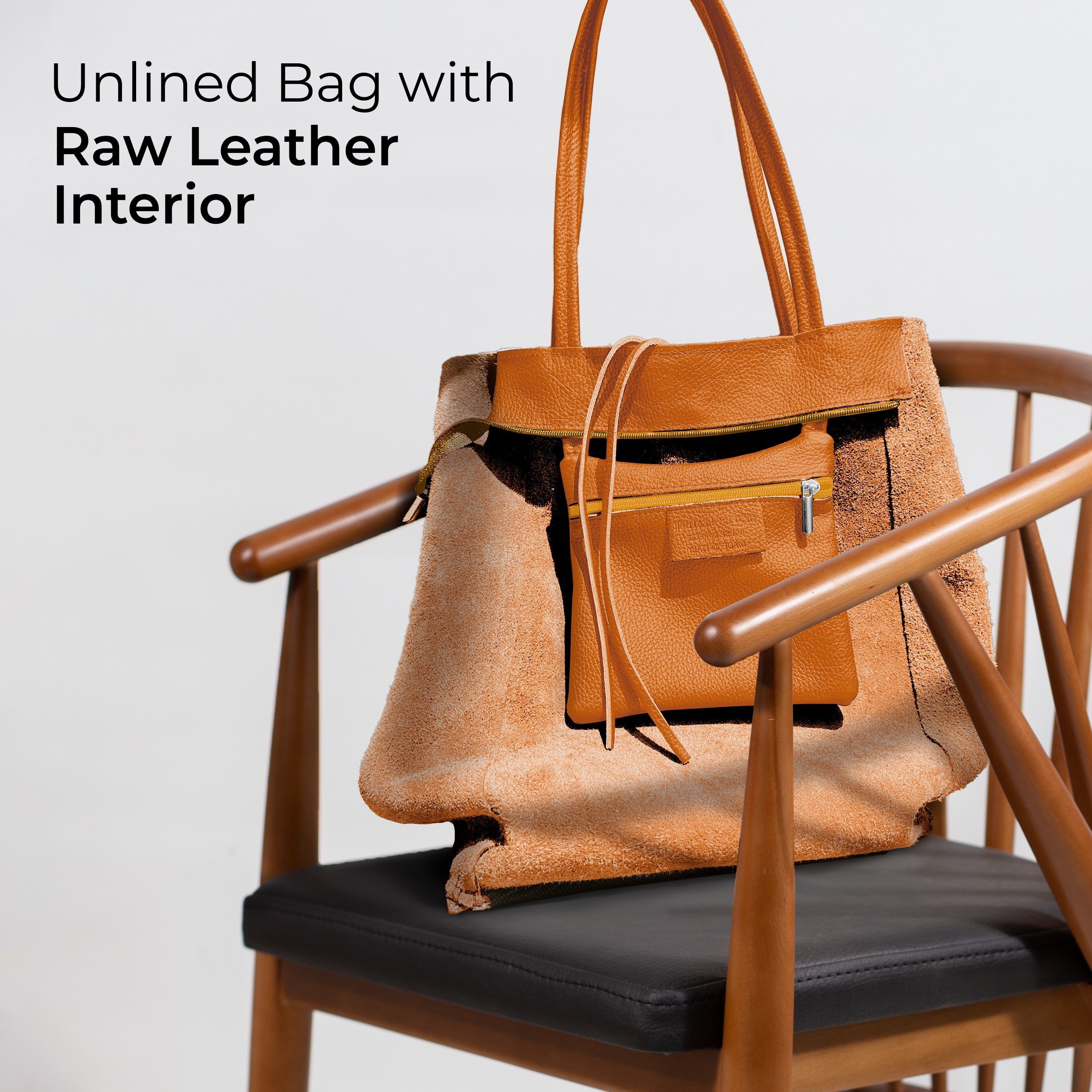 Italian Genuine Calf Leather Tote Bag