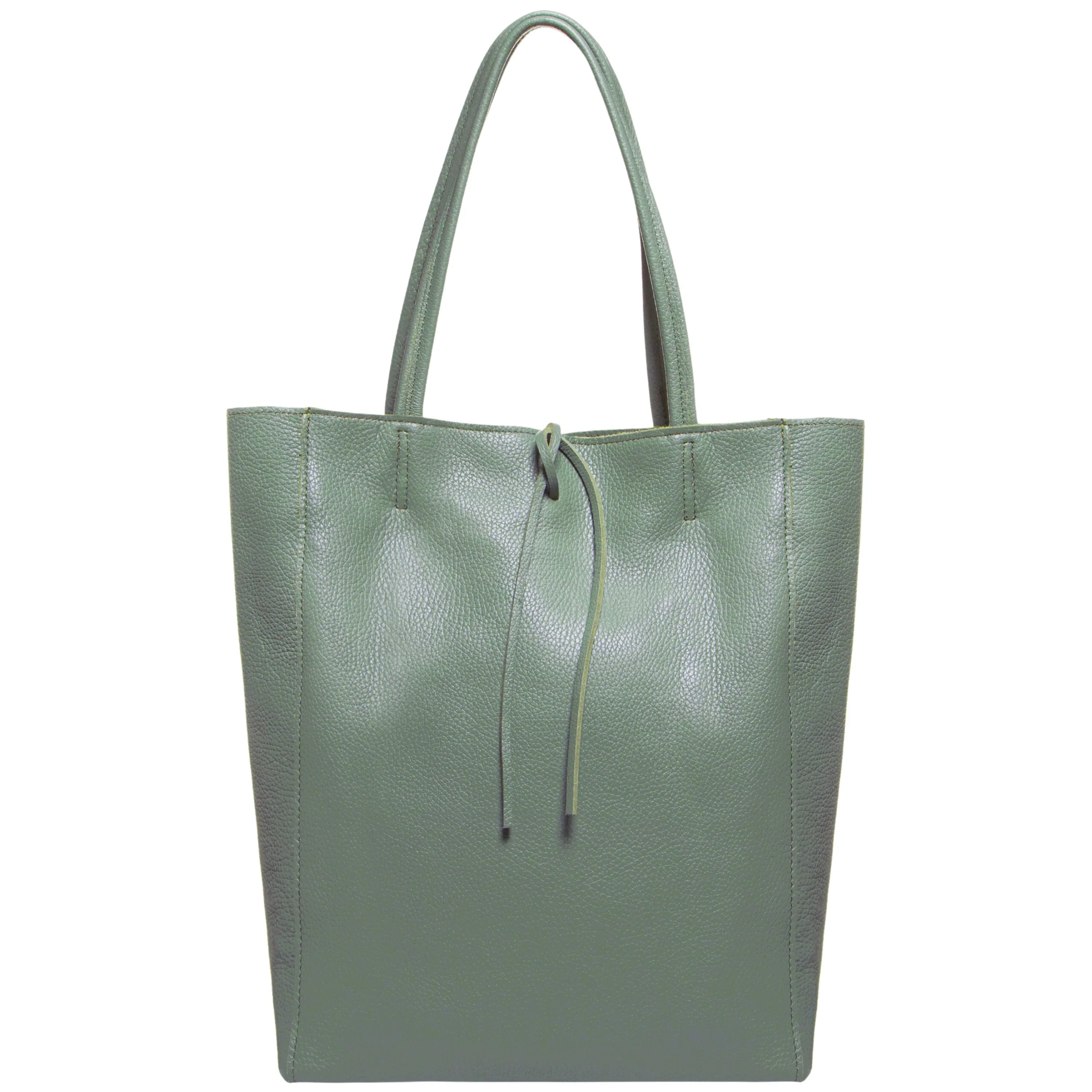 Italian Genuine Calf Leather Tote Bag