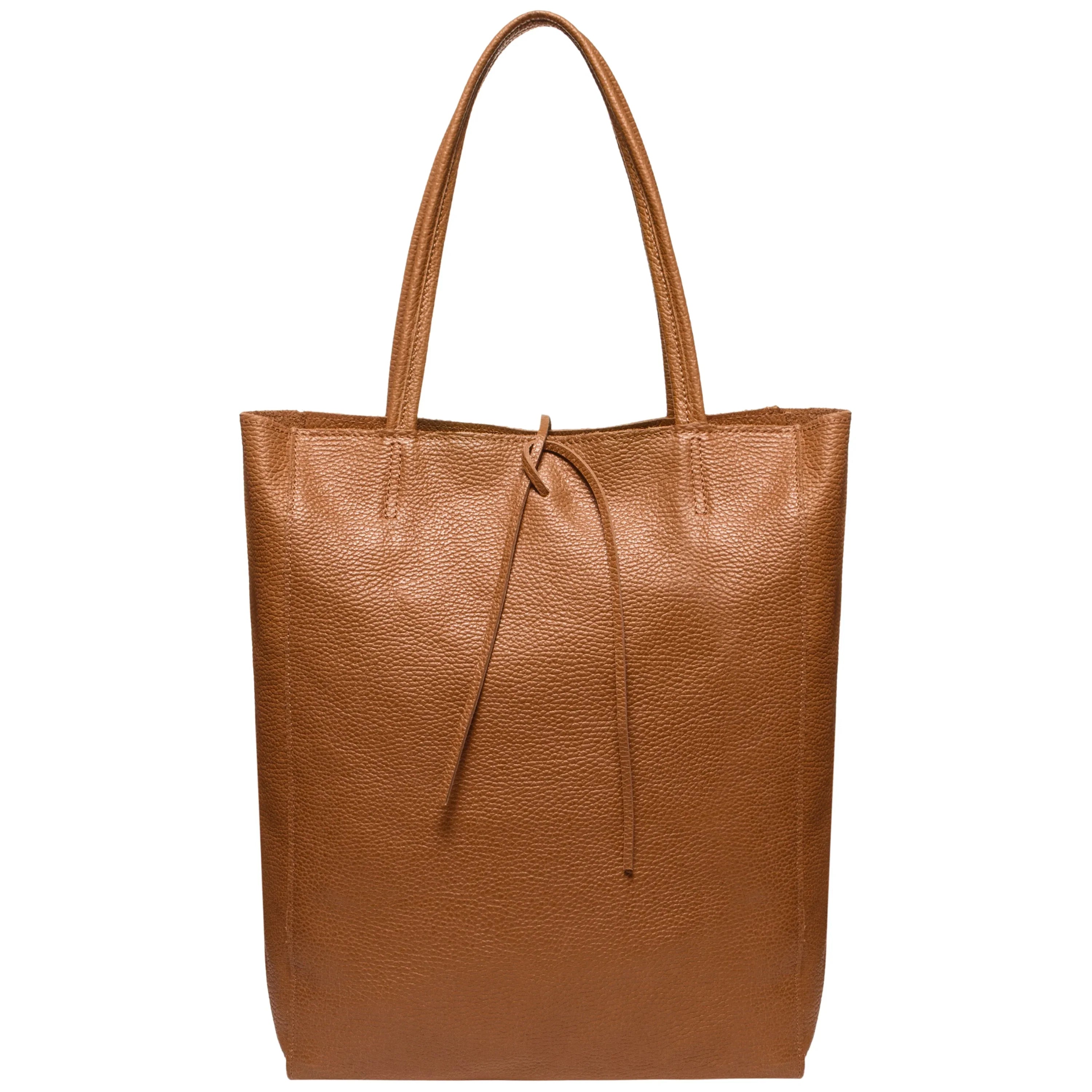 Italian Genuine Calf Leather Tote Bag