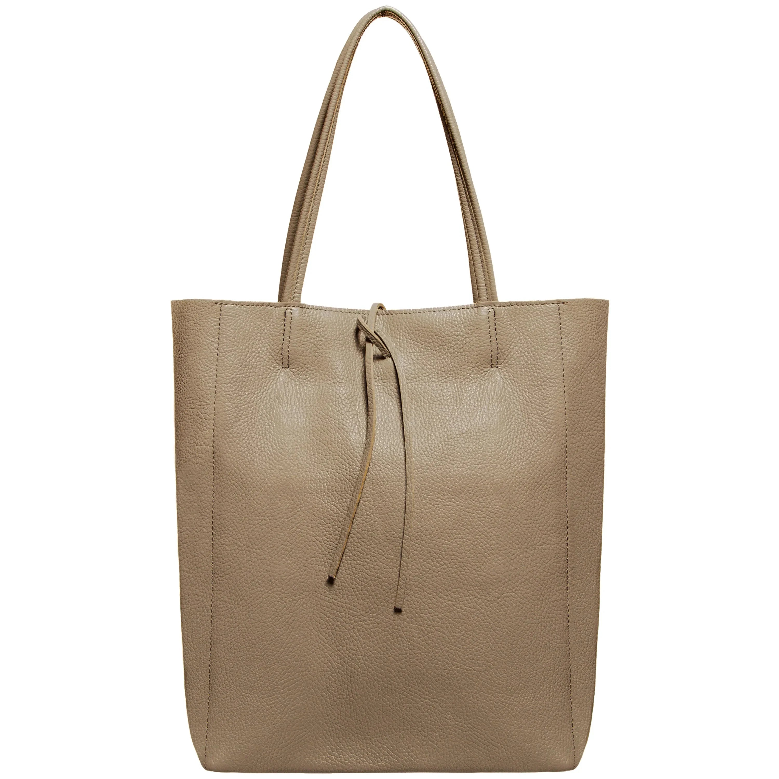 Italian Genuine Calf Leather Tote Bag