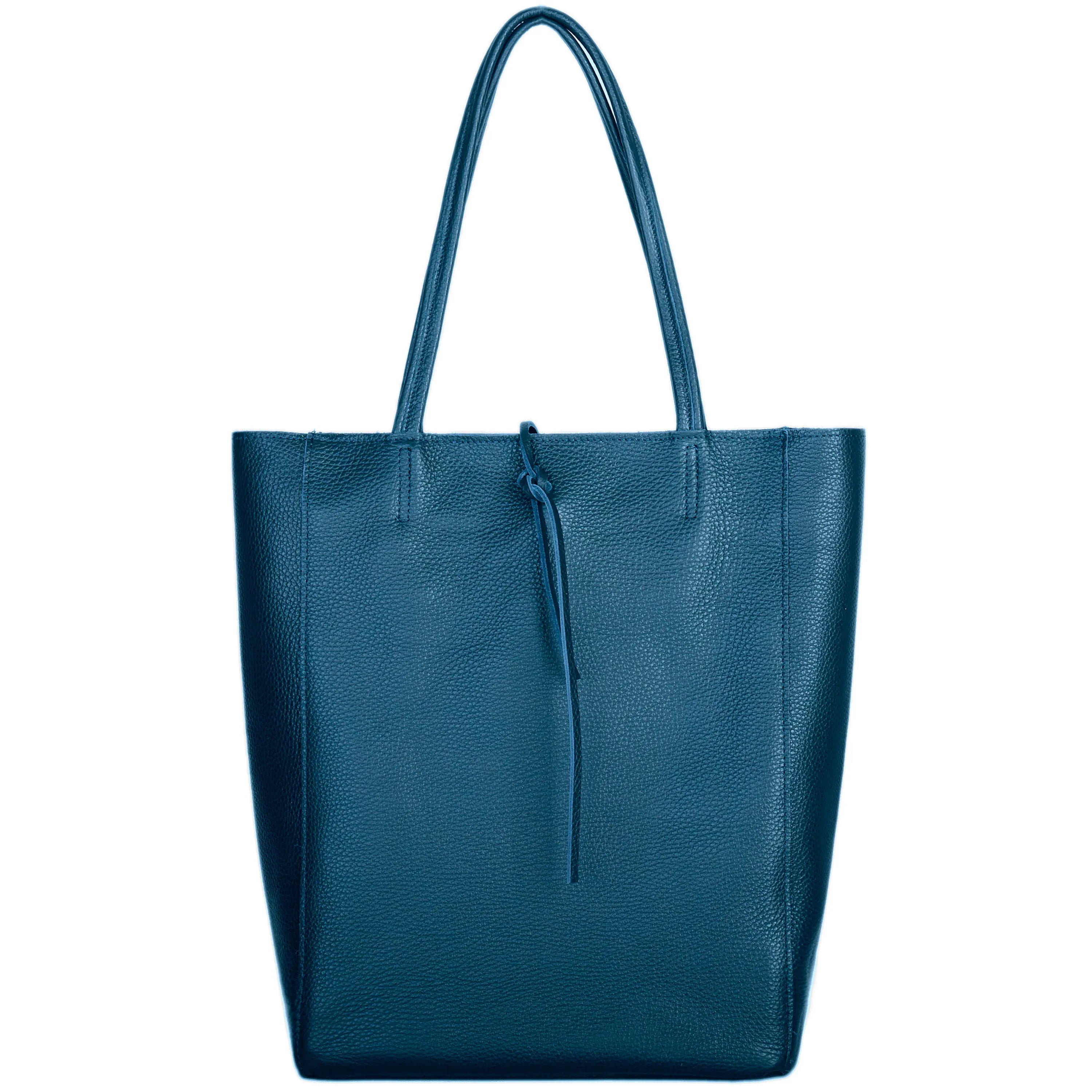Italian Genuine Calf Leather Tote Bag