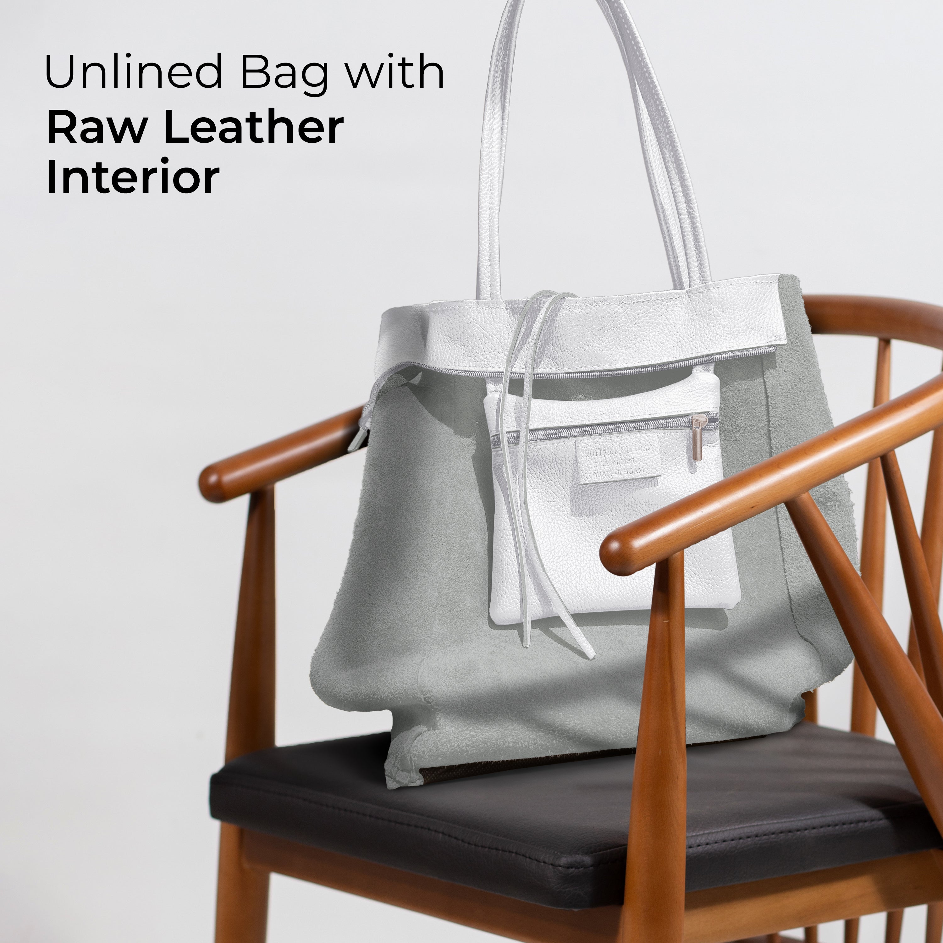Italian Genuine Calf Leather Tote Bag