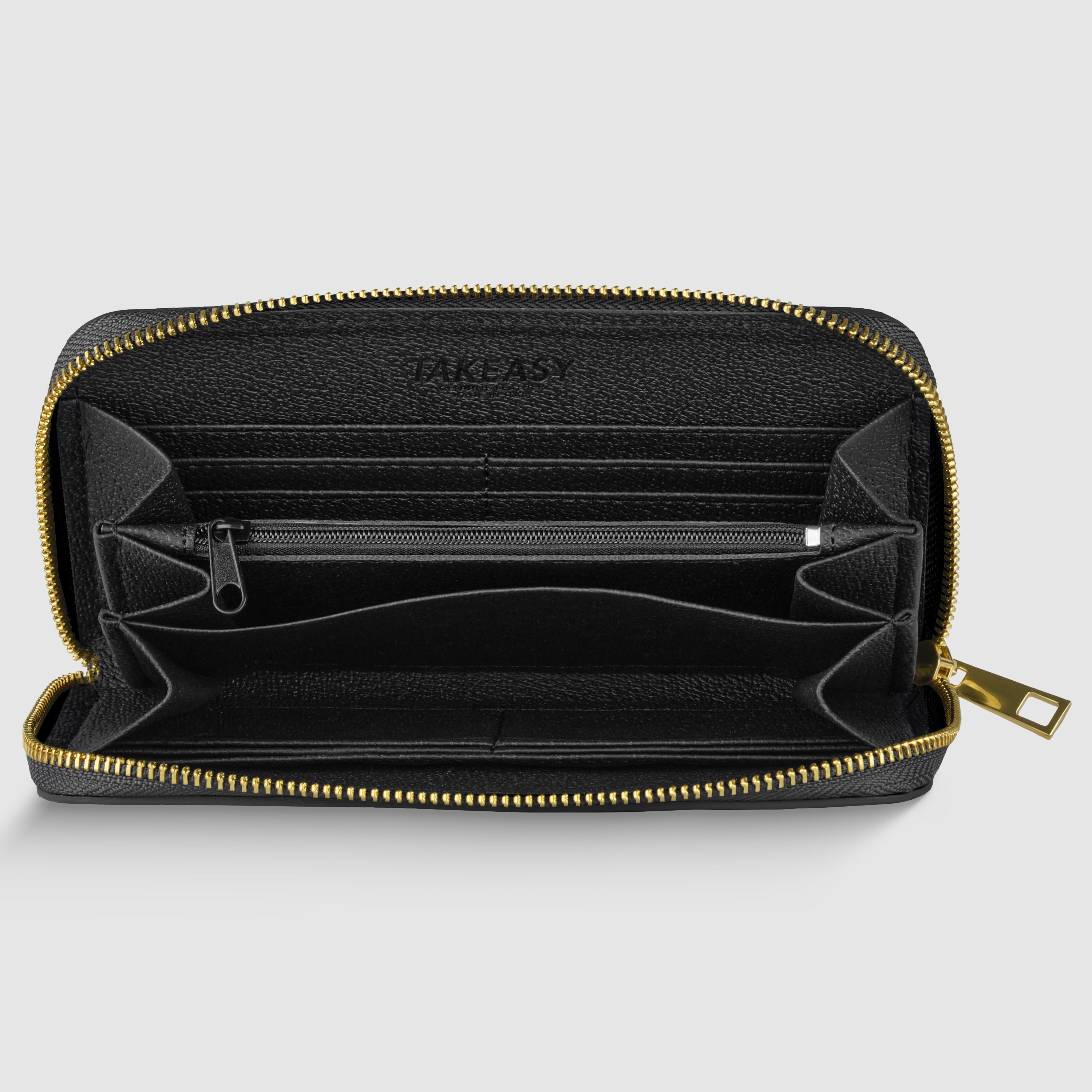 Metallic Calf Leather Wallet