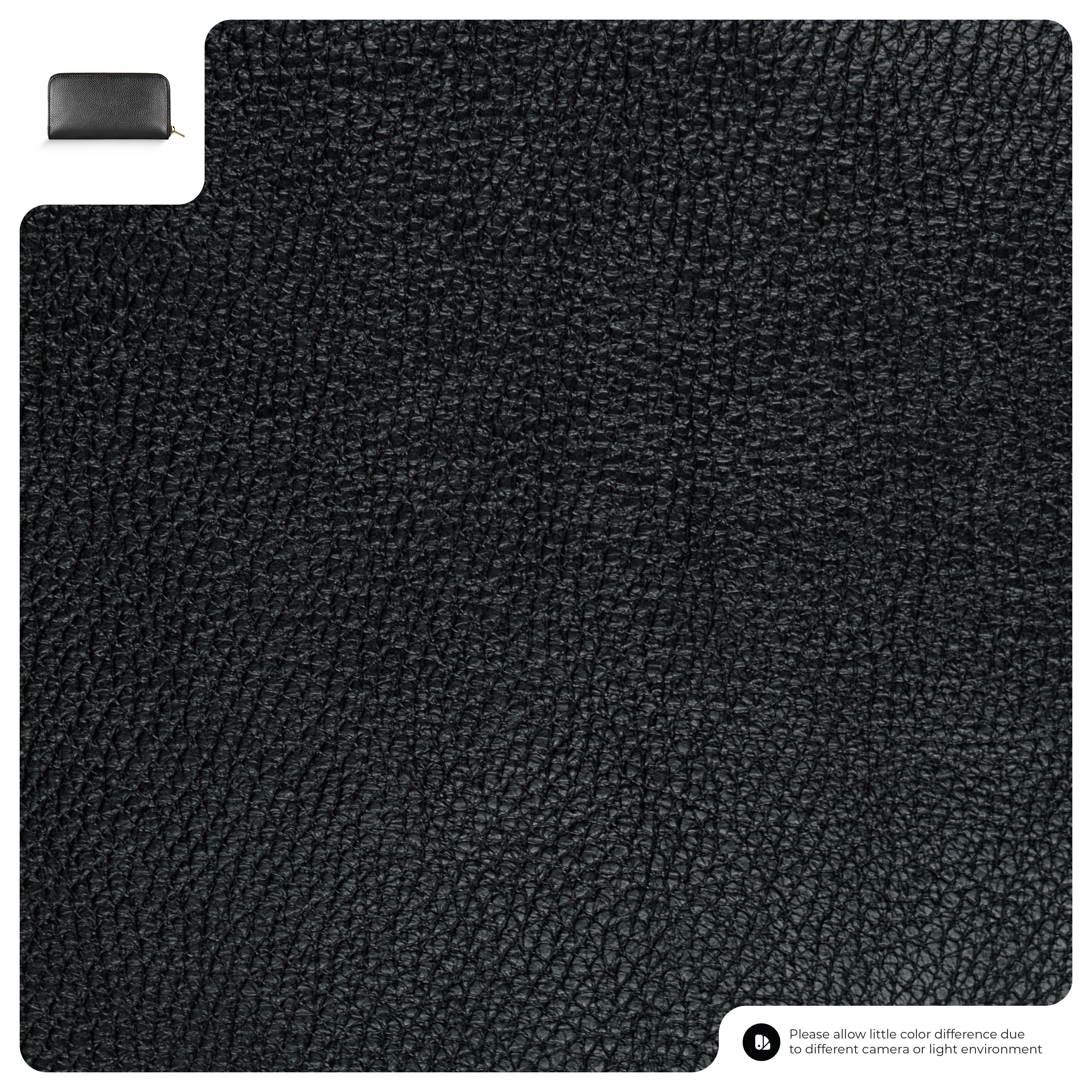 Metallic Calf Leather Wallet