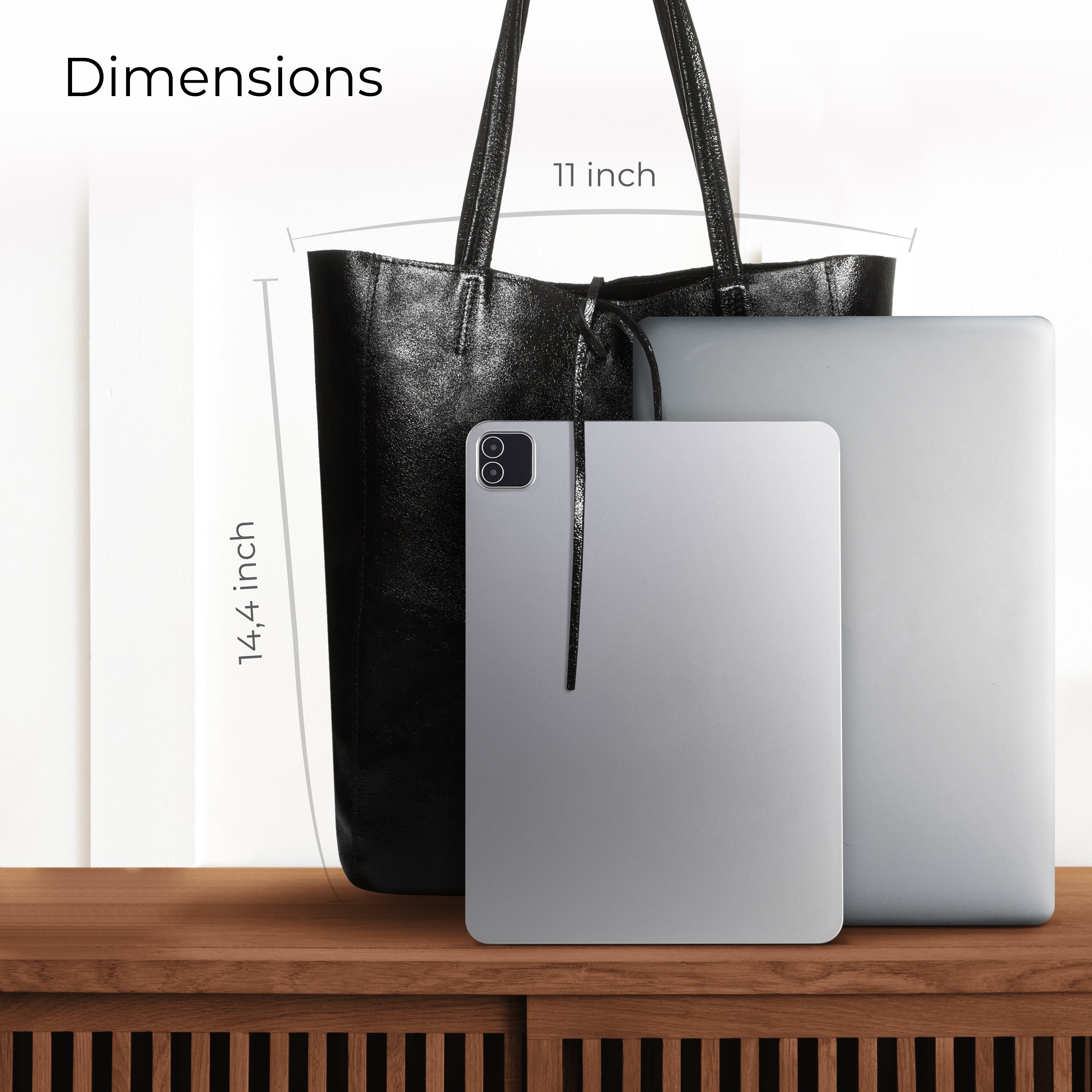 Italian Genuine Metallic Suede Tote Bag 201718