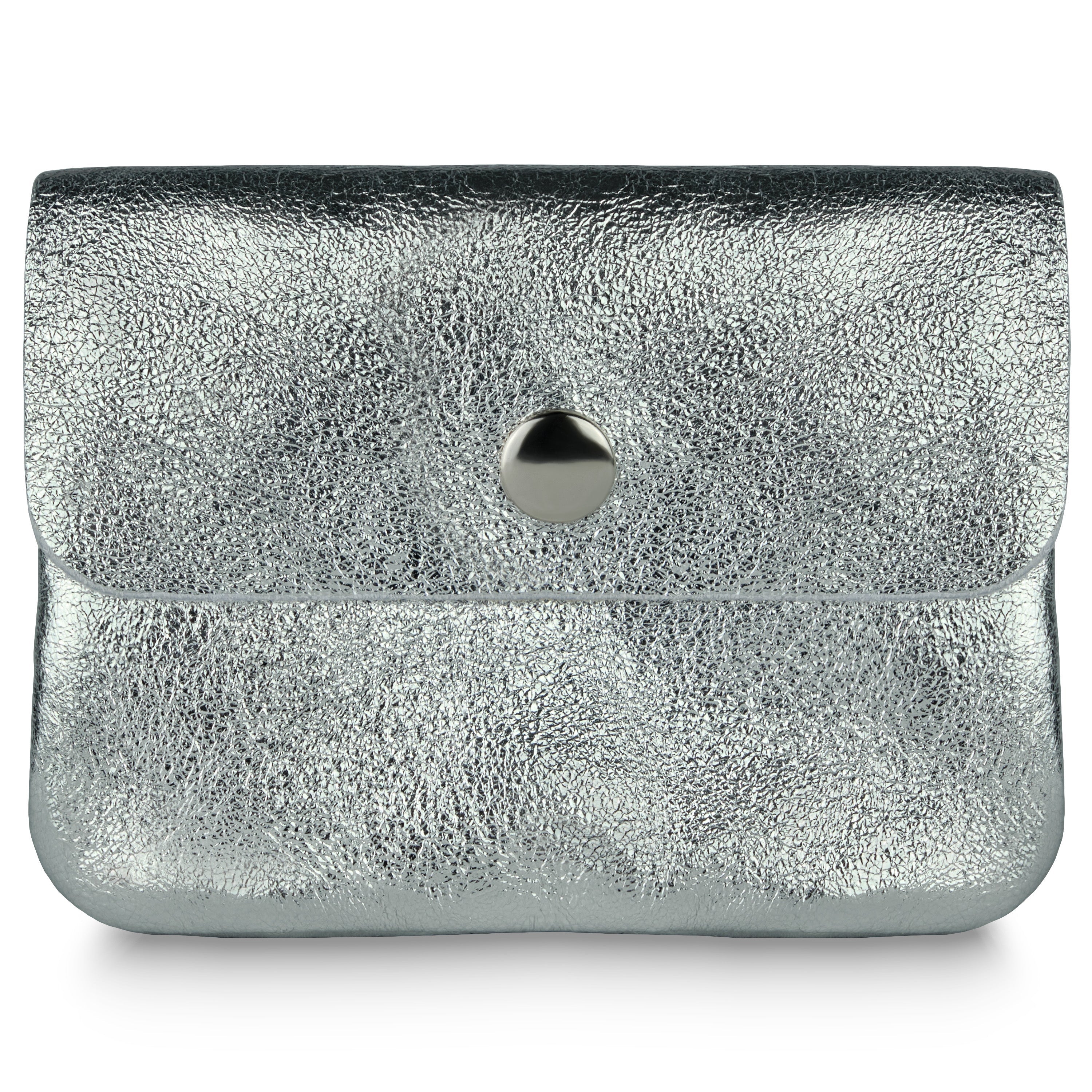 Metallic Suede Leather Wallet