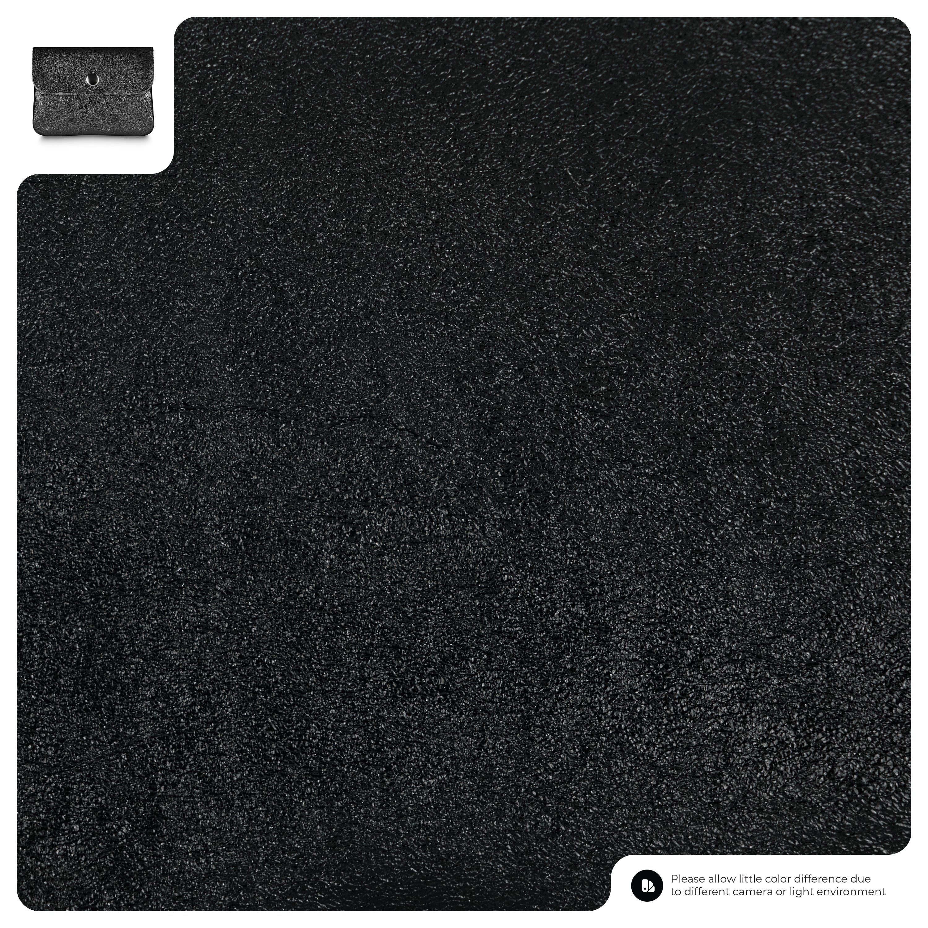 Metallic Suede Leather Wallet