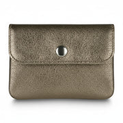 Metallic Suede Leather Wallet